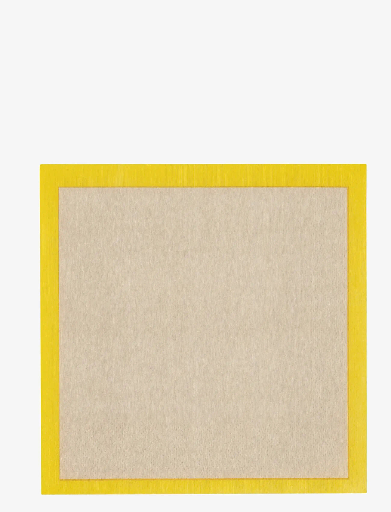 Iittala - Play paper napkin - papirservietter - beige-yellow - 0