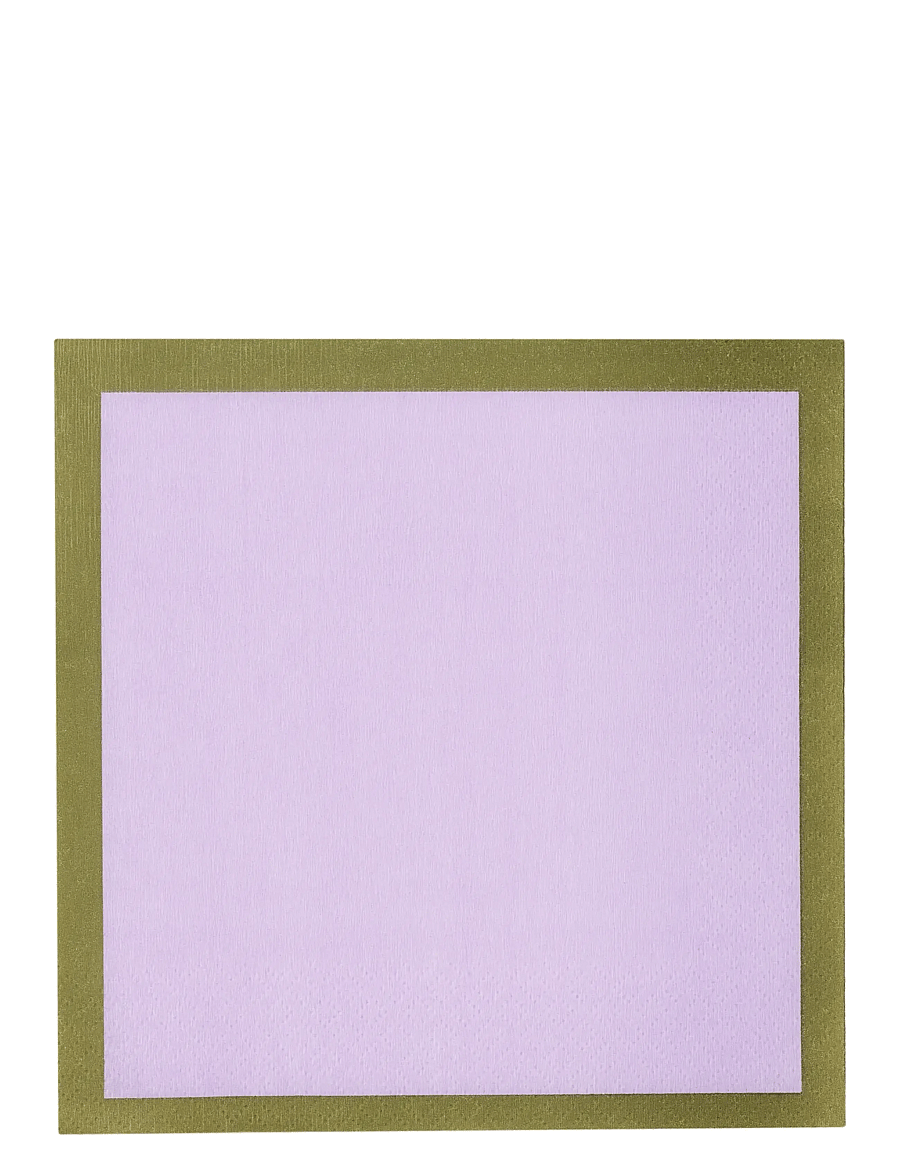 Iittala - Play paper napkin 33x33cm lilac-olive - serwetki papierowe - lilac - 0