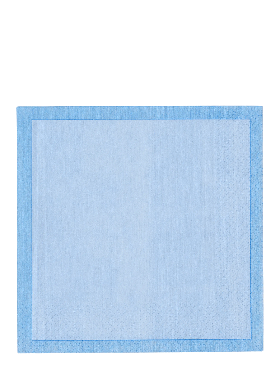Iittala - Iittala pap.napkin 33cm ice blue-blue - popierinės servetėlės - blue - 0
