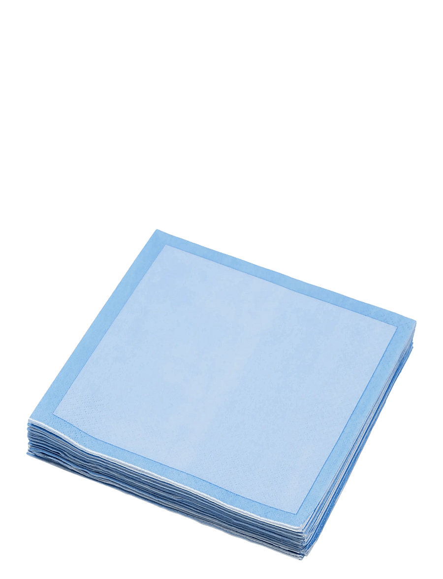Iittala - Iittala pap.napkin 33cm ice blue-blue - popierinės servetėlės - blue - 1