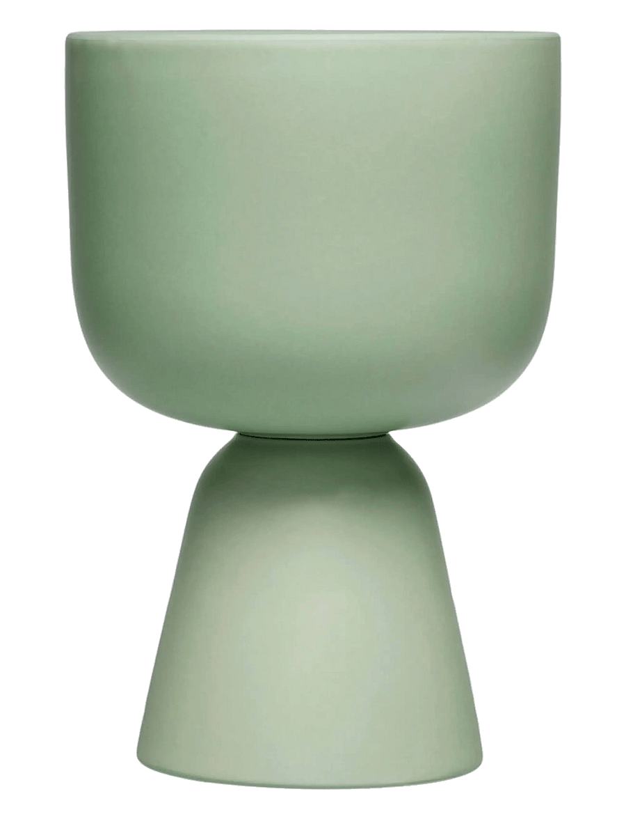 Iittala - Nappula plant pot 230x155mm matte mint green - lillepotid - matte mint green - 1
