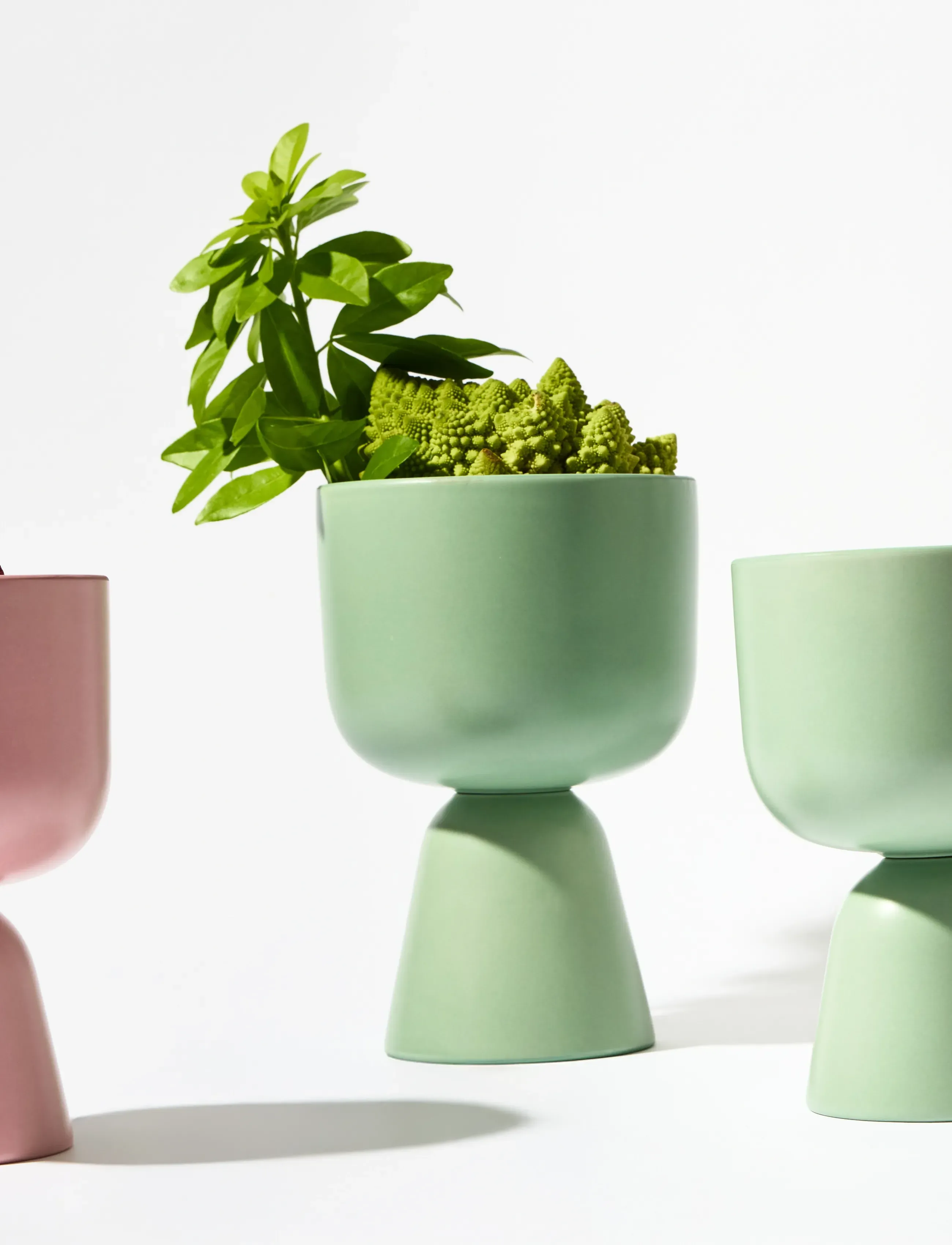 Iittala Nappula Plant Pot 230X155Mm Matte Mint Green, 230X155MM, Decoration, Grün - Flower Pots, Homeware