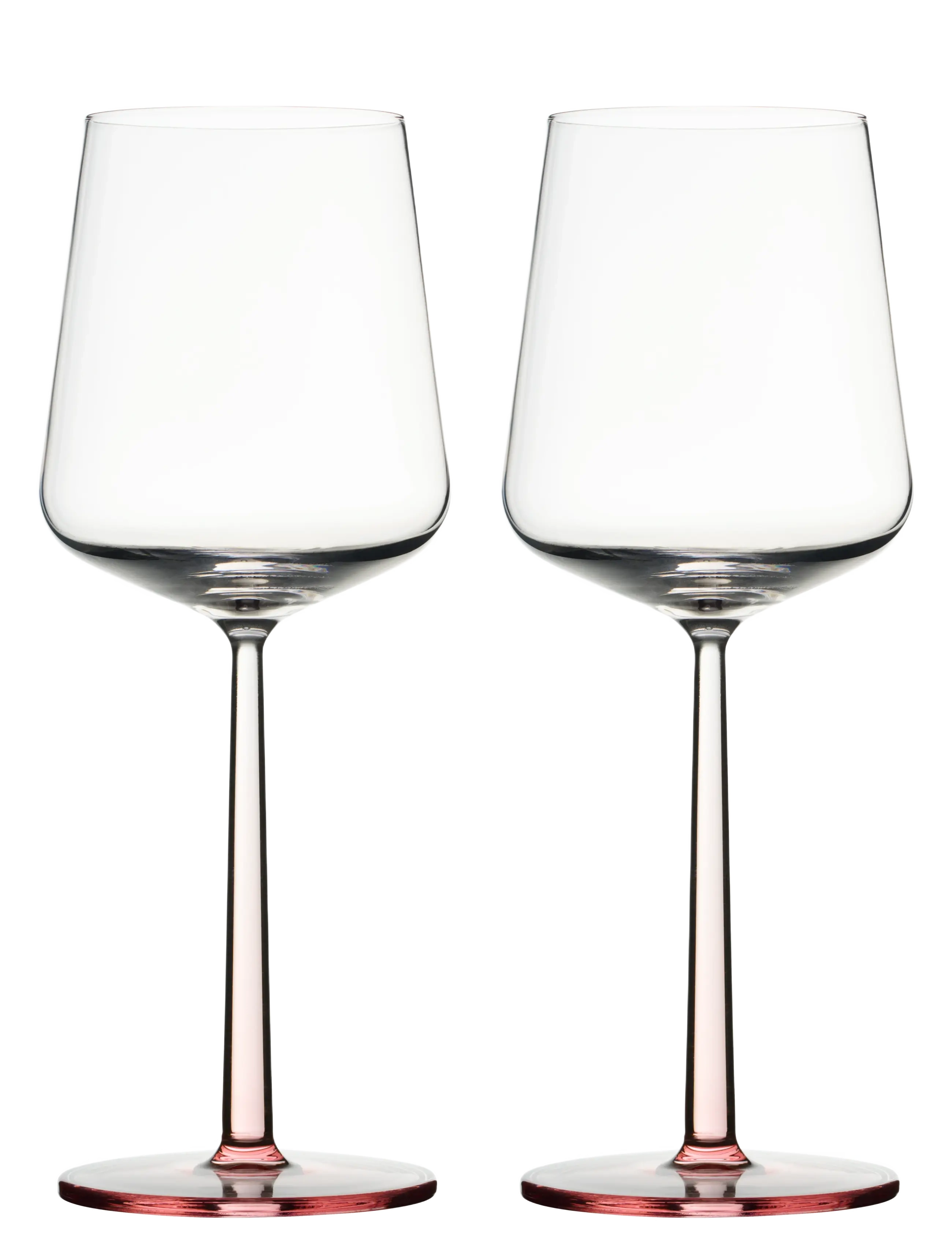 Iittala Essence Red Wine Glass 45Cl Rose 2Pc, Rød Vinglases, Pink, Str: 45 CL