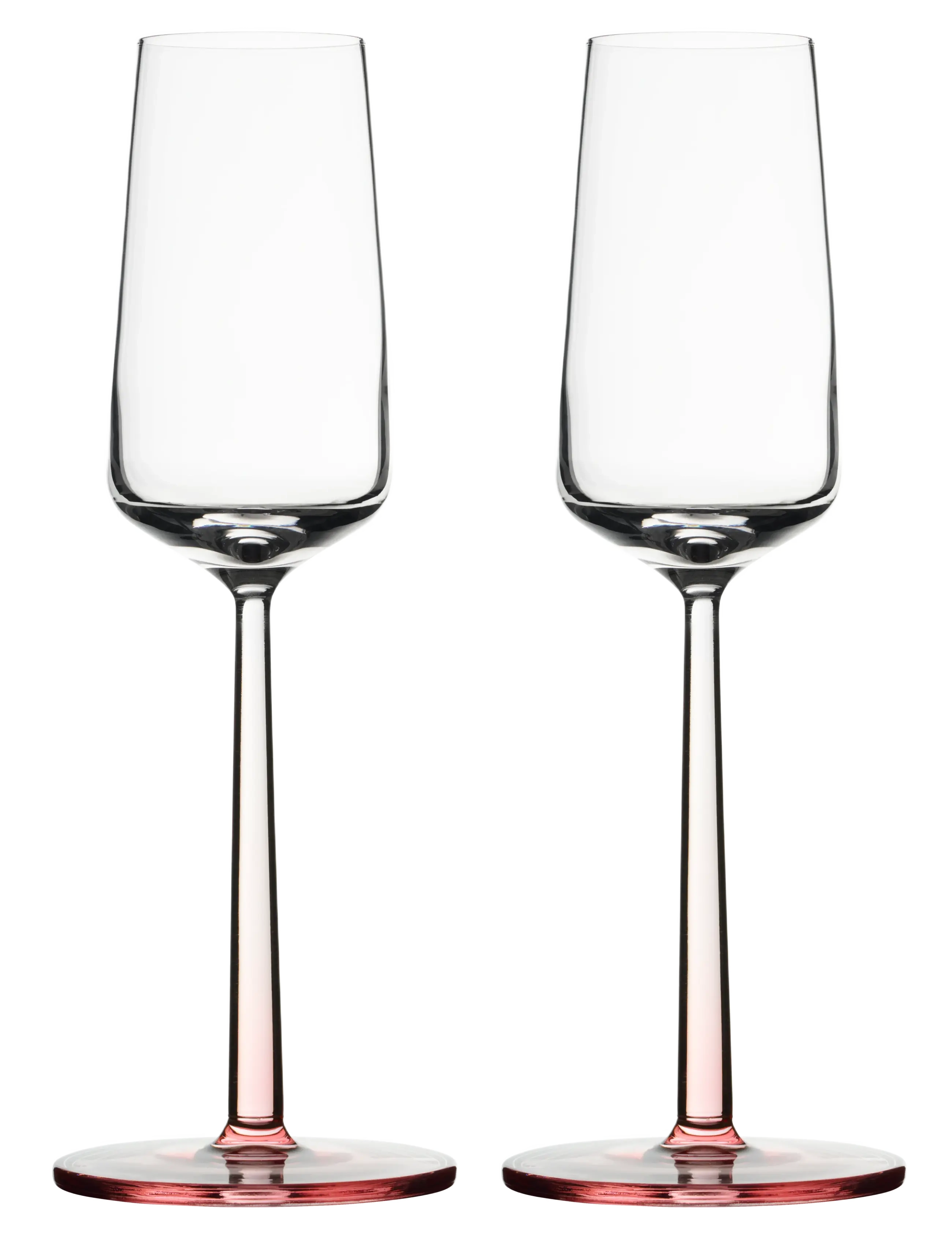 Iittala Essence champagne glass 21cl rose 2pc - Tableware - ROSE / pink/rose