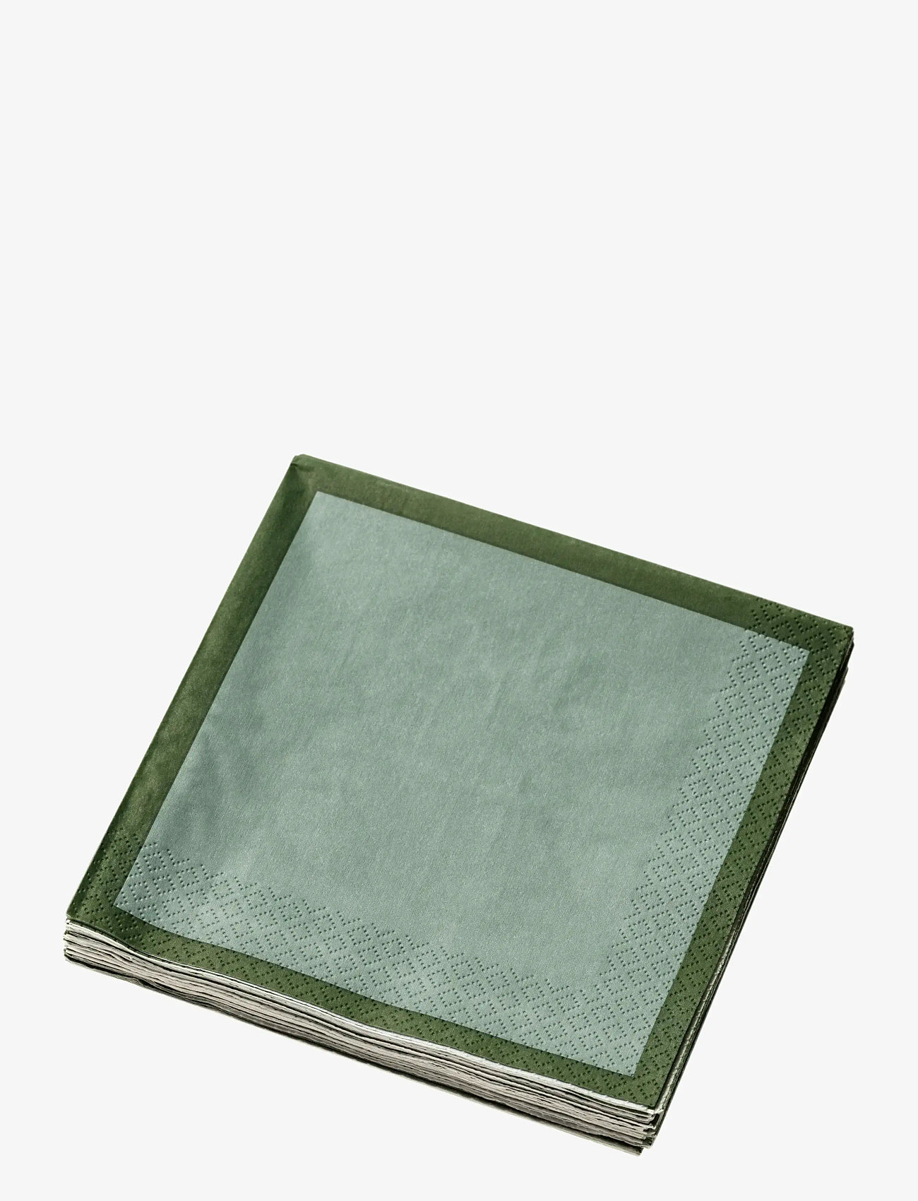 Iittala - Iittala napkins 33cm hunter-mint - papirservietter - hunter-mint - 1
