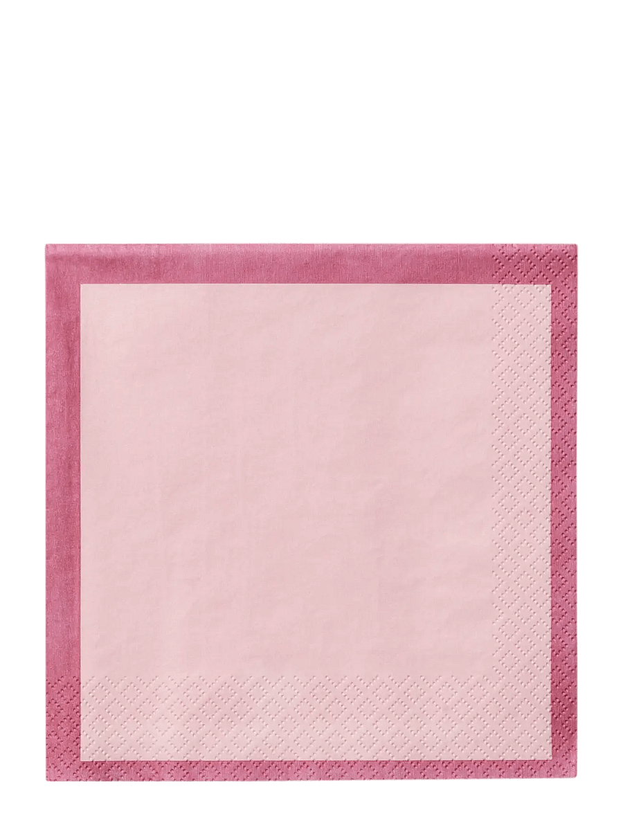 Iittala - Iittala napkins 33cm pink-rose - papierservietten - pink-rose - 0
