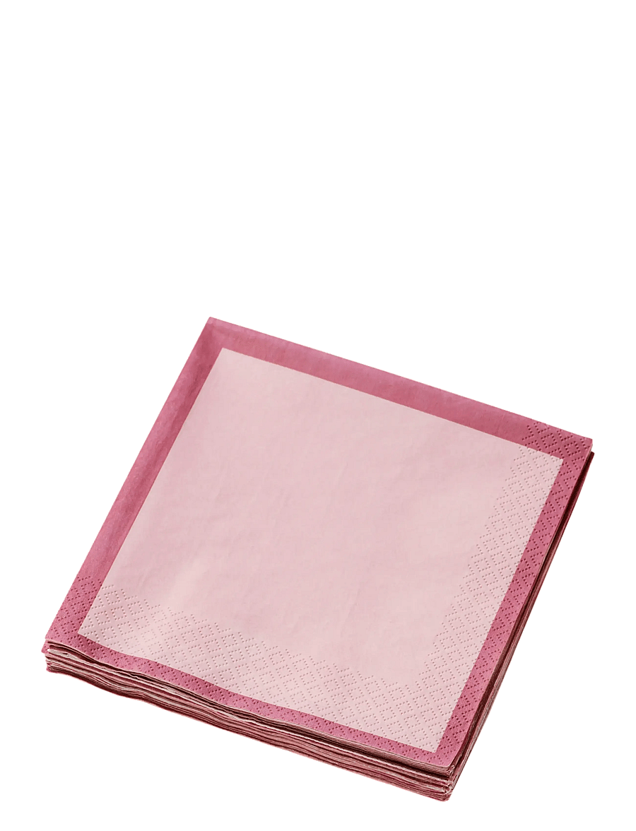 Iittala - Iittala napkins 33cm pink-rose - papierservietten - pink-rose - 1