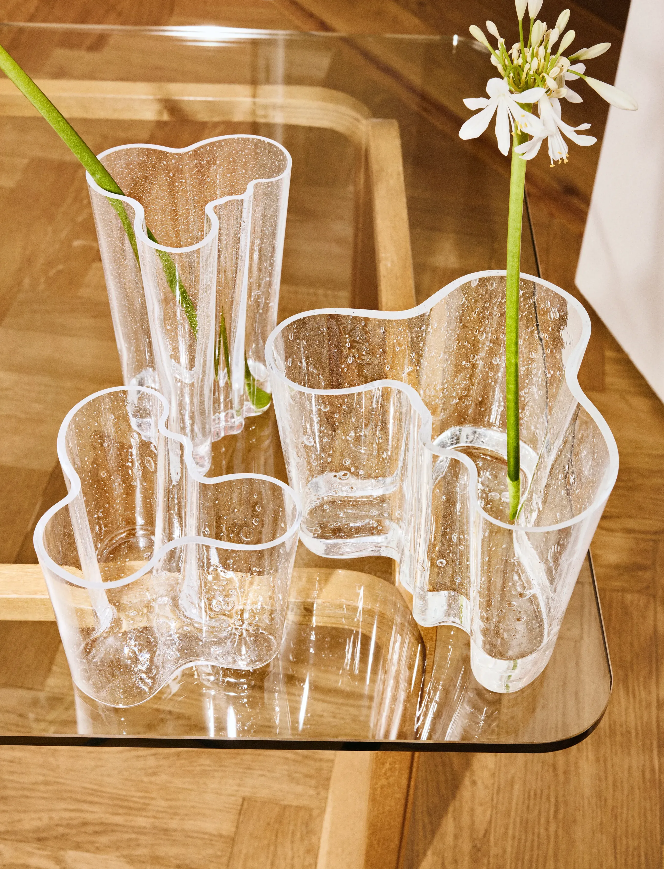 Iittala Aalto Vase 120Mm Bubble Glass Clear, 120 MM, Vases, Nackt - Other Homeware