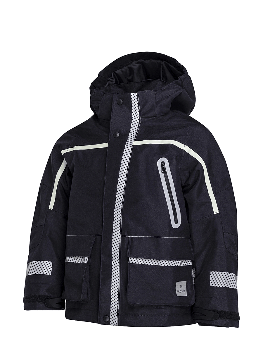Ildhu - Norly padded winter jacket with reflective details - navy - 1