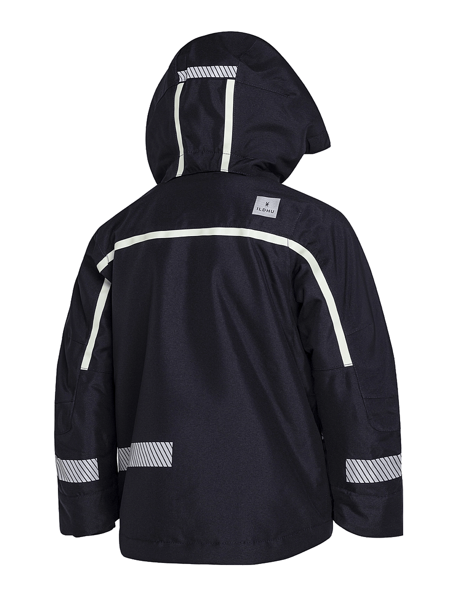 Ildhu - Norly padded winter jacket with reflective details - navy - 2