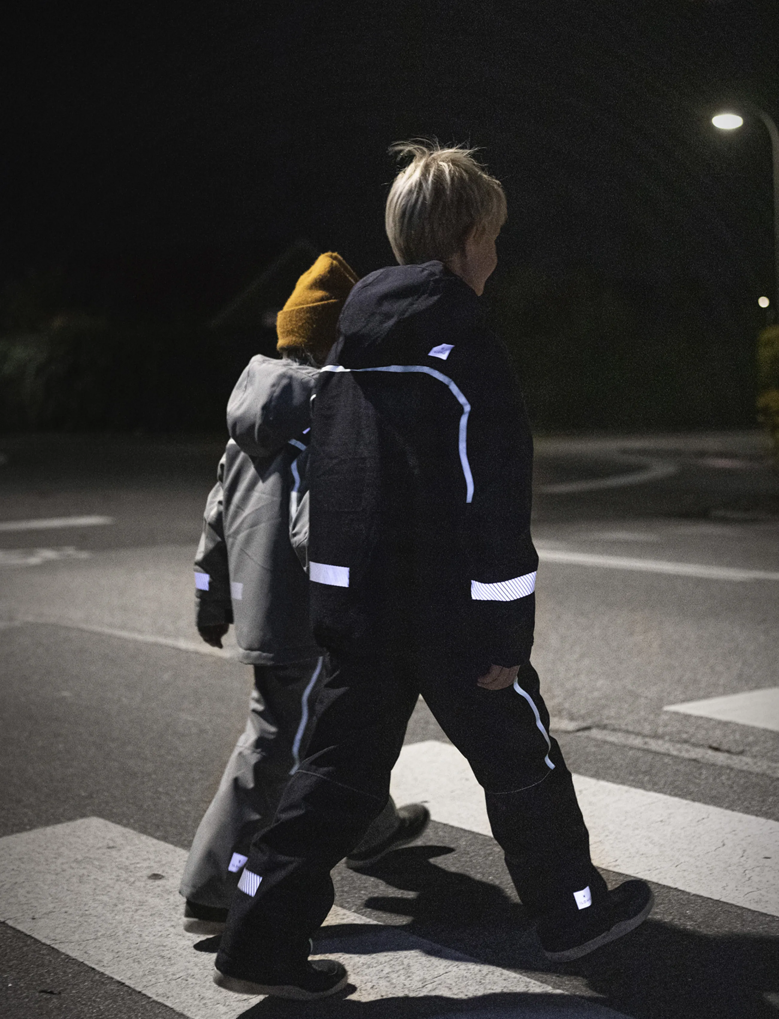 Ildhu Norly Padded Winter Jacket With Reflective Details, 140, Navy, Regntøj > Jakker, Børn