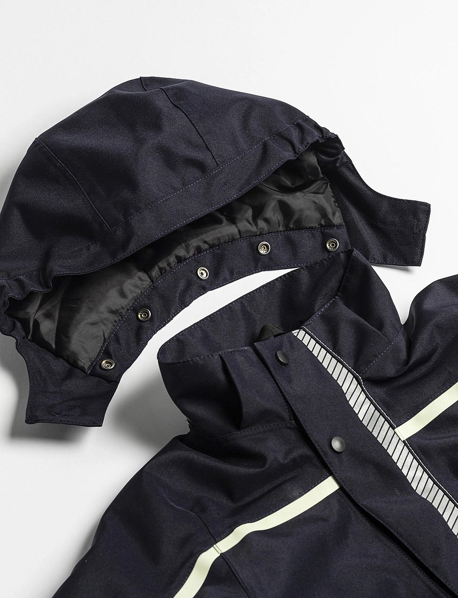 Ildhu - Norly padded winter jacket with reflective details - navy - 5