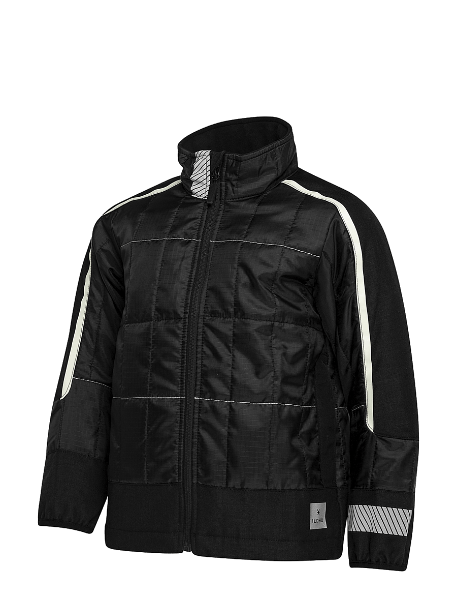 Ildhu - Pep quilted jacket with reflective details - black - 1