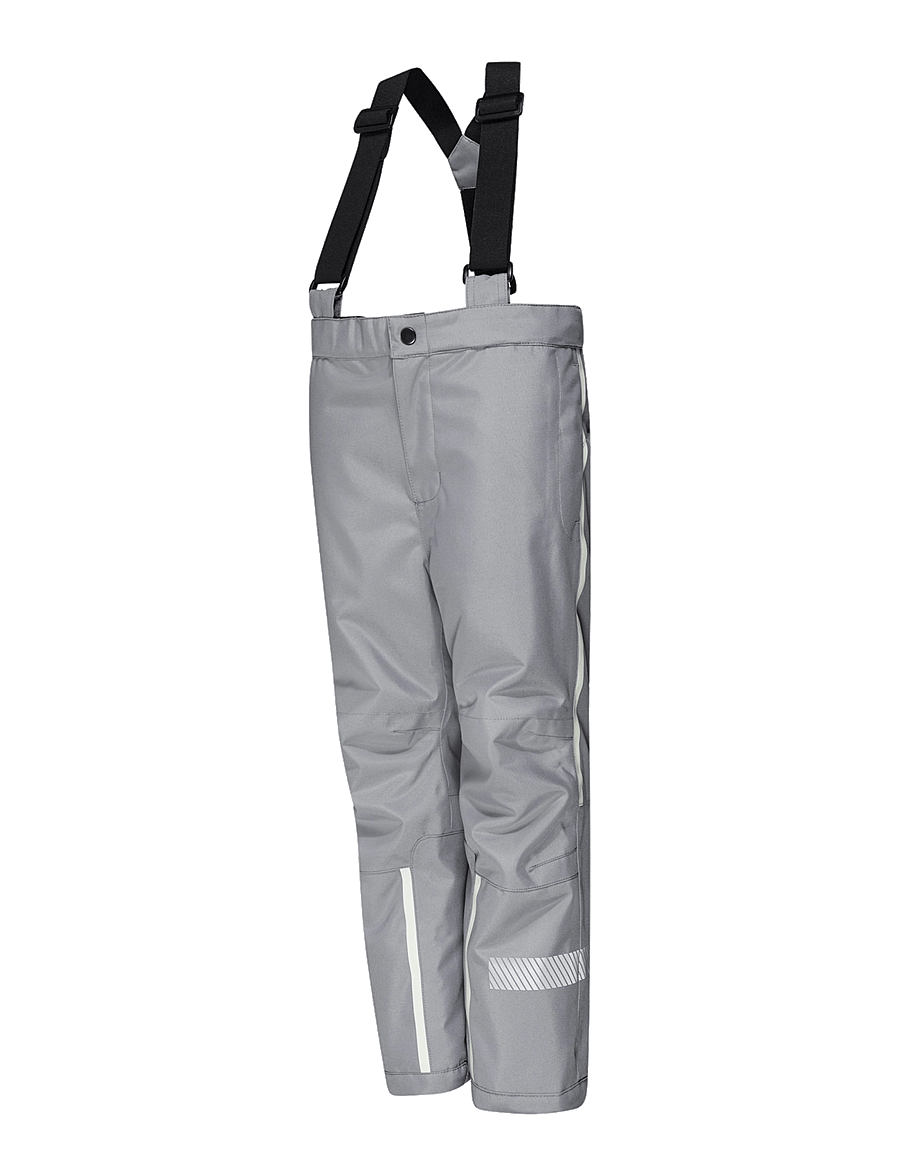 Ildhu - Norly padded winter pants with reflective details - skalbyxor - light grey - 1