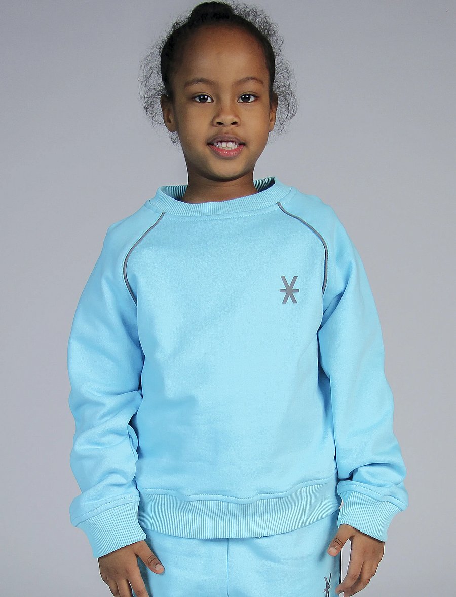 Ildhu - Sweatshirt with reflective details - bright blue - 0