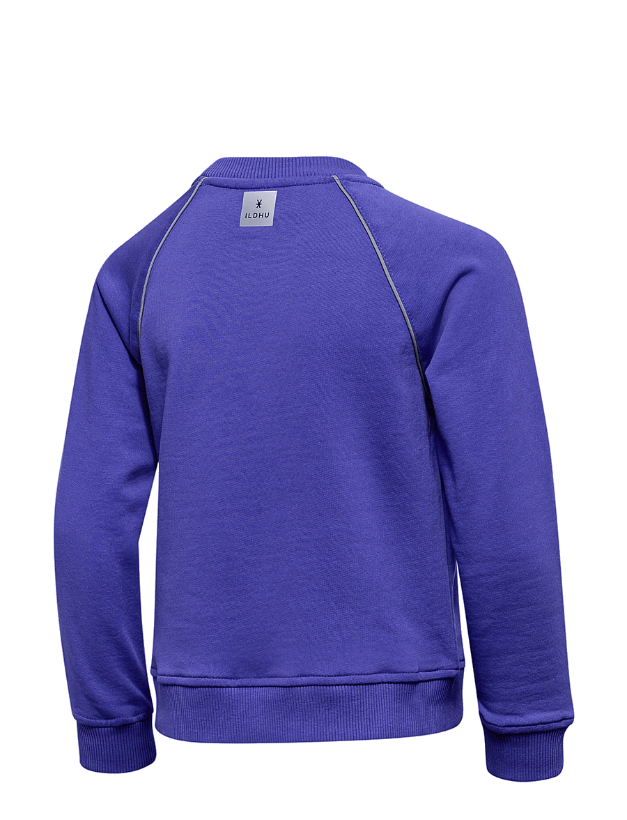 Ildhu - Sweatshirt with reflective details - bright purple - 2