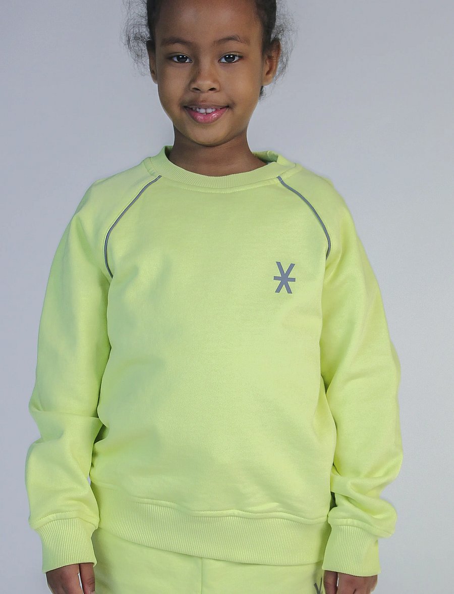 Ildhu - Sweatshirt with reflective details - bright yellow - 0