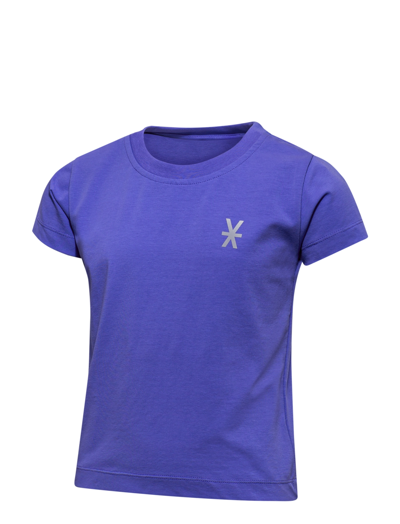 Ildhu T-shirt with reflective details - Ildhu - BRIGHT PURPLE / purple