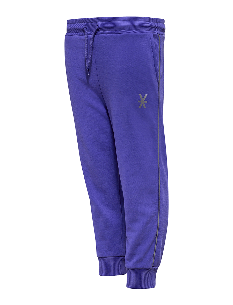 Ildhu - sweatpants with reflective details - bright purple - 1