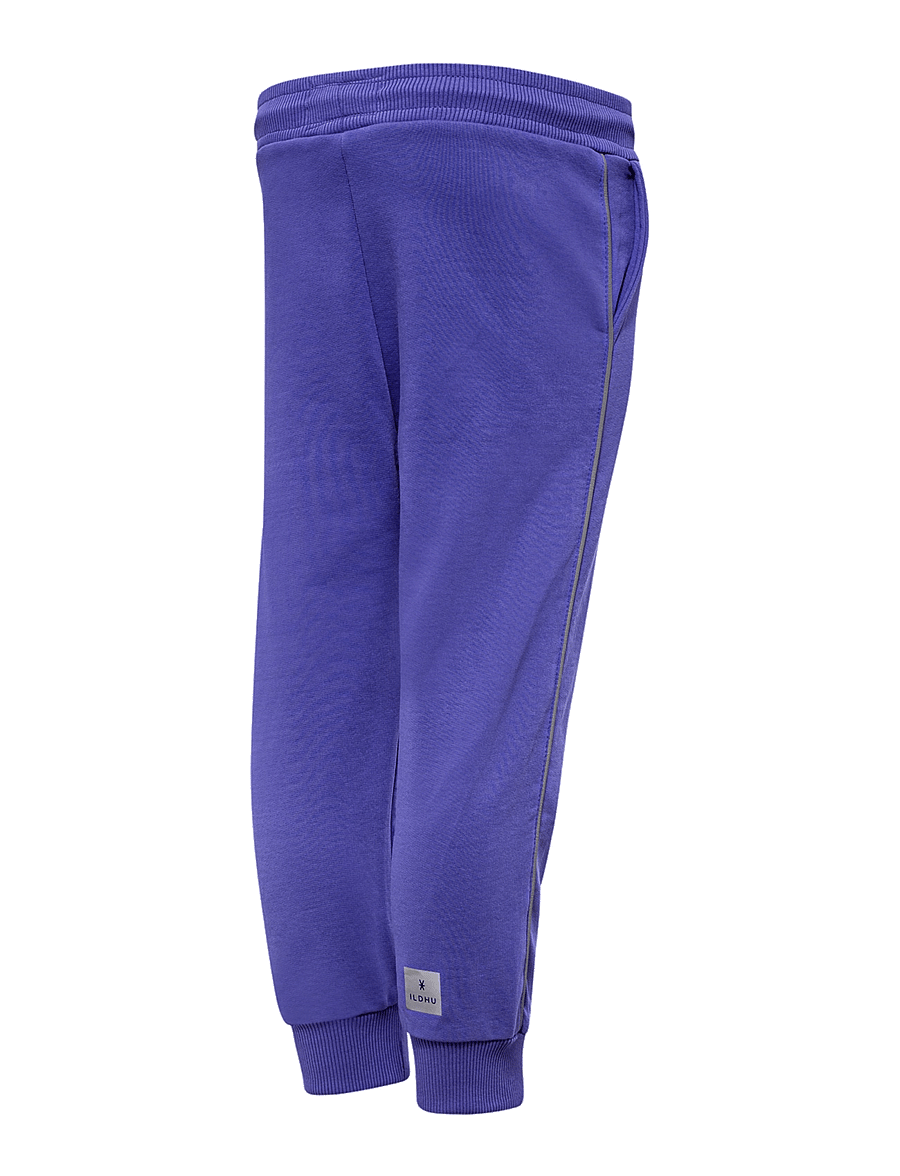 Ildhu - sweatpants with reflective details - bright purple - 2