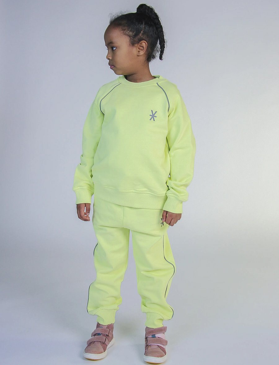 Ildhu - sweatpants with reflective details - bright yellow - 0