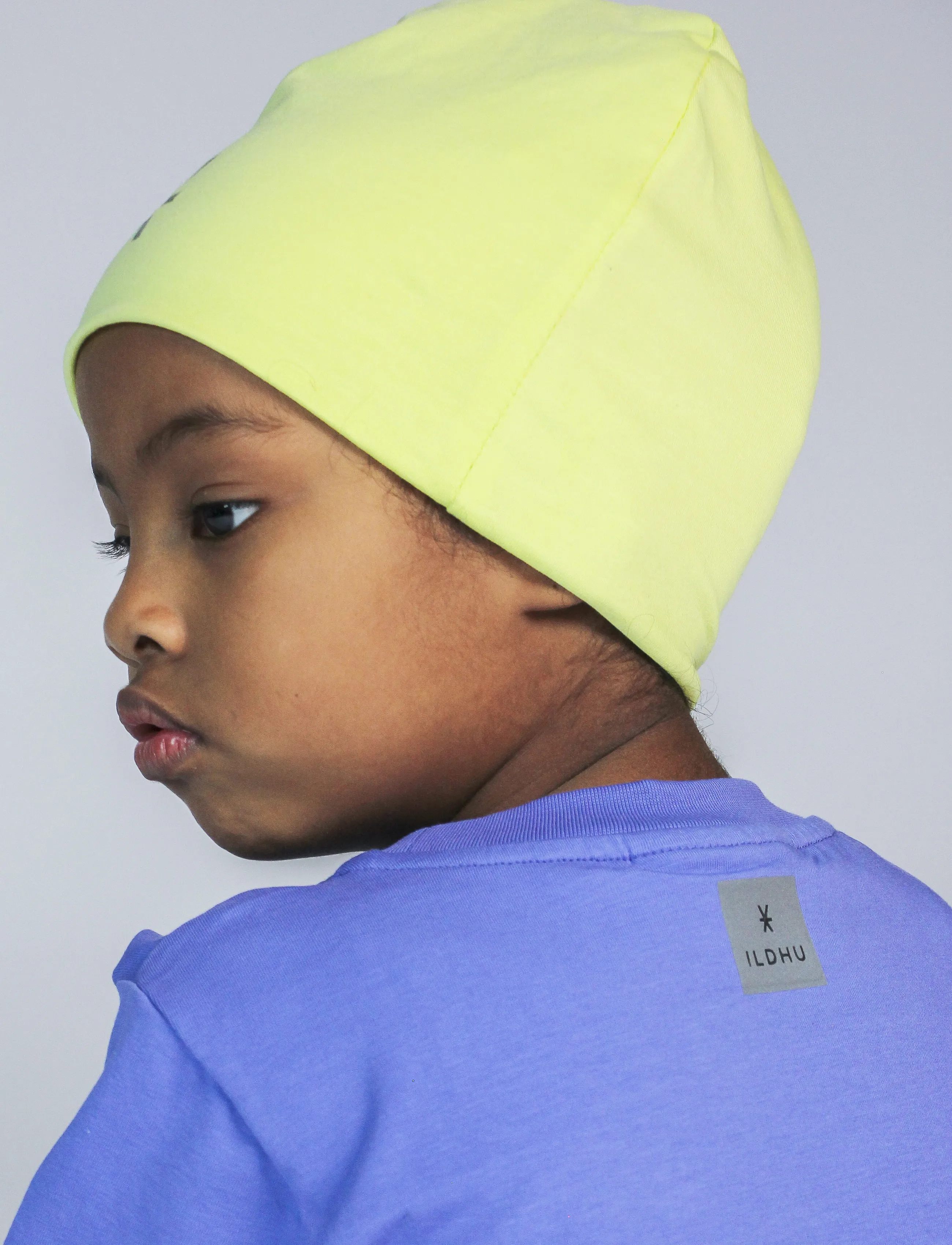 Ildhu Beanie With Reflective Details, One Size, Hats, Gelb - Beanie, Kinder