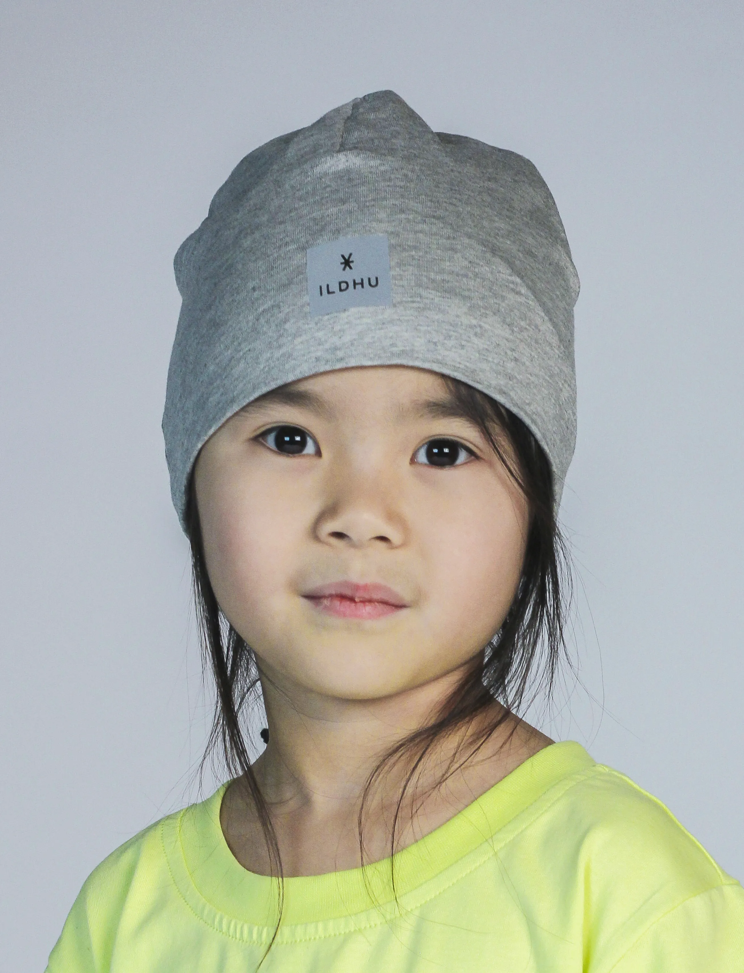 Ildhu Beanie With Reflective Details, Børn, Reflekshue, Grå, Str: ONE SIZE