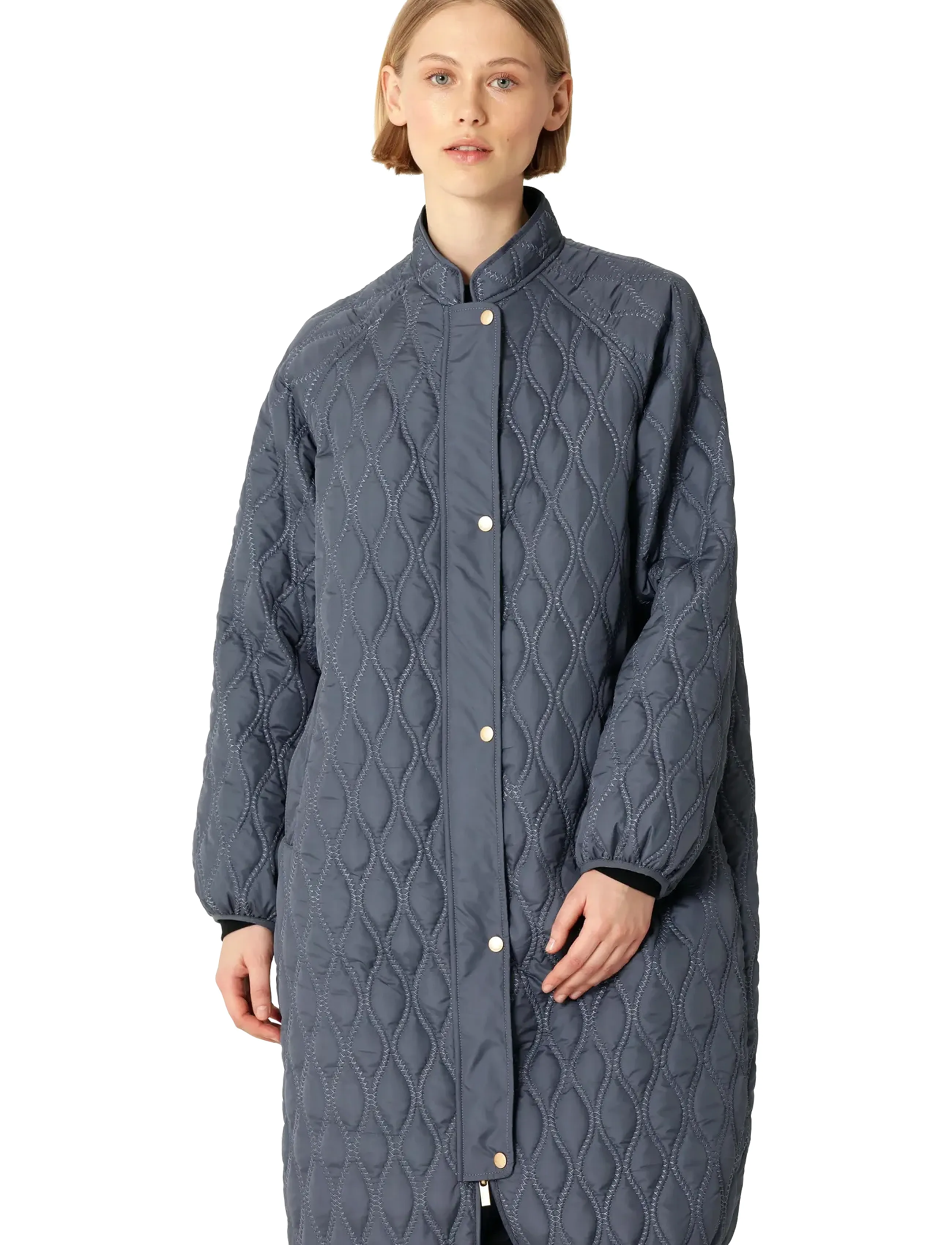 Ilse Jacobsen - AROS05 - quilted jackets - ombre blue - 3