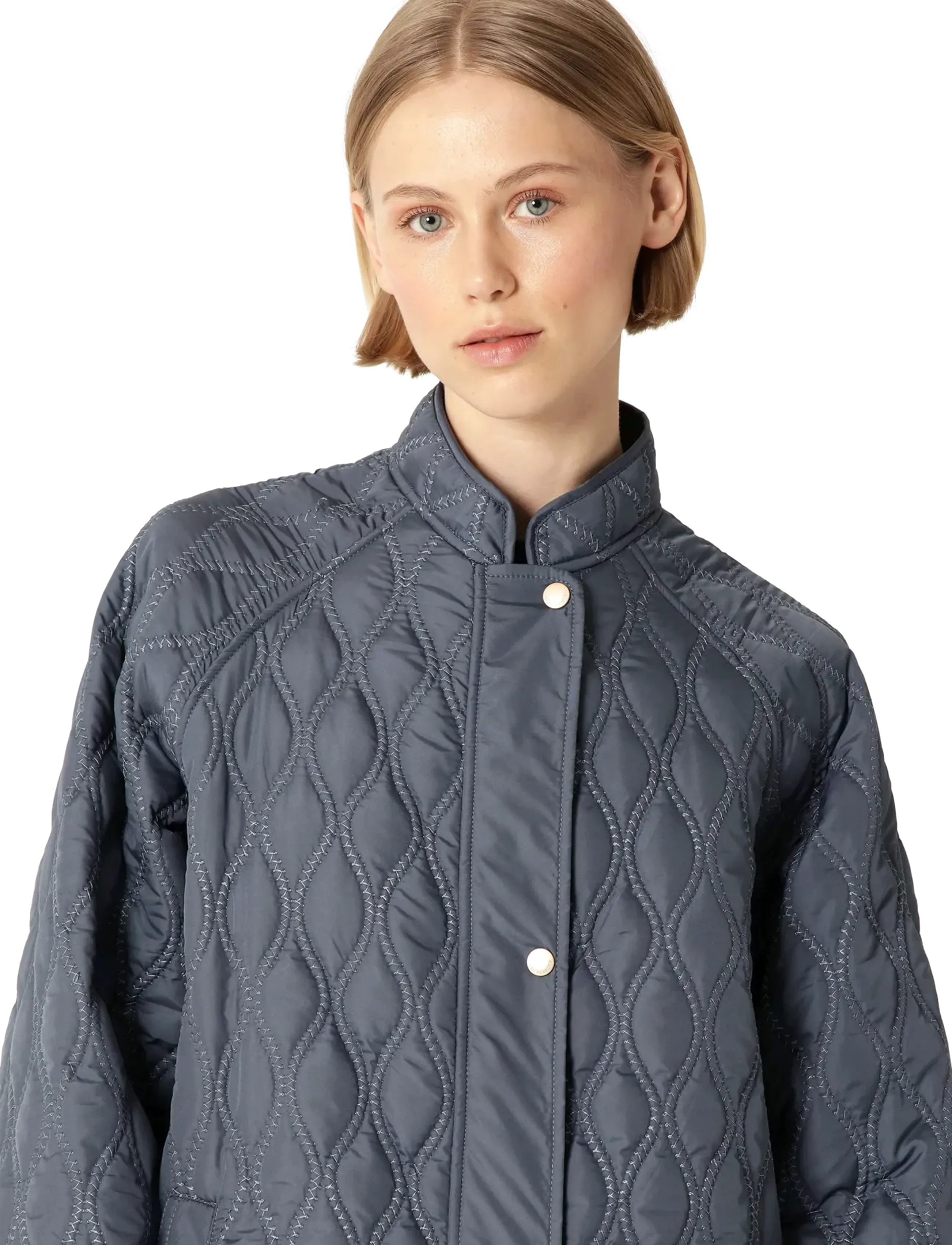 Ilse Jacobsen - AROS05 - quilted jackets - ombre blue - 5