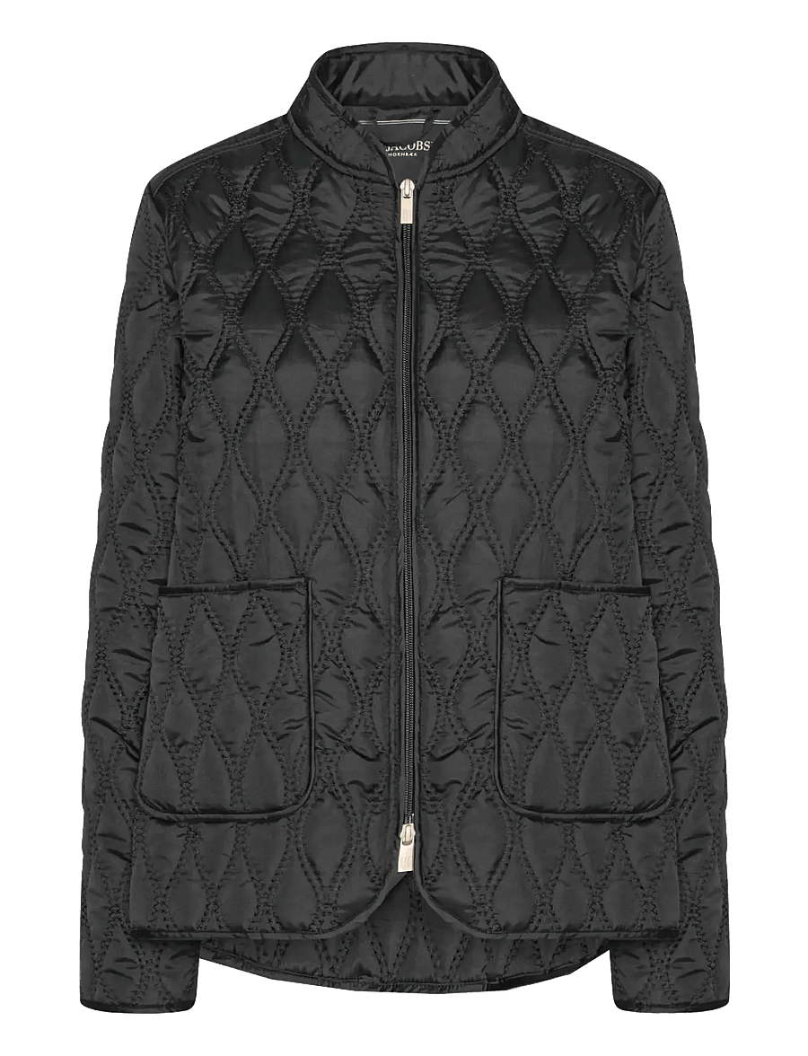 Ilse Jacobsen - AROS06 - dygsniuotosios striukės - black - 1