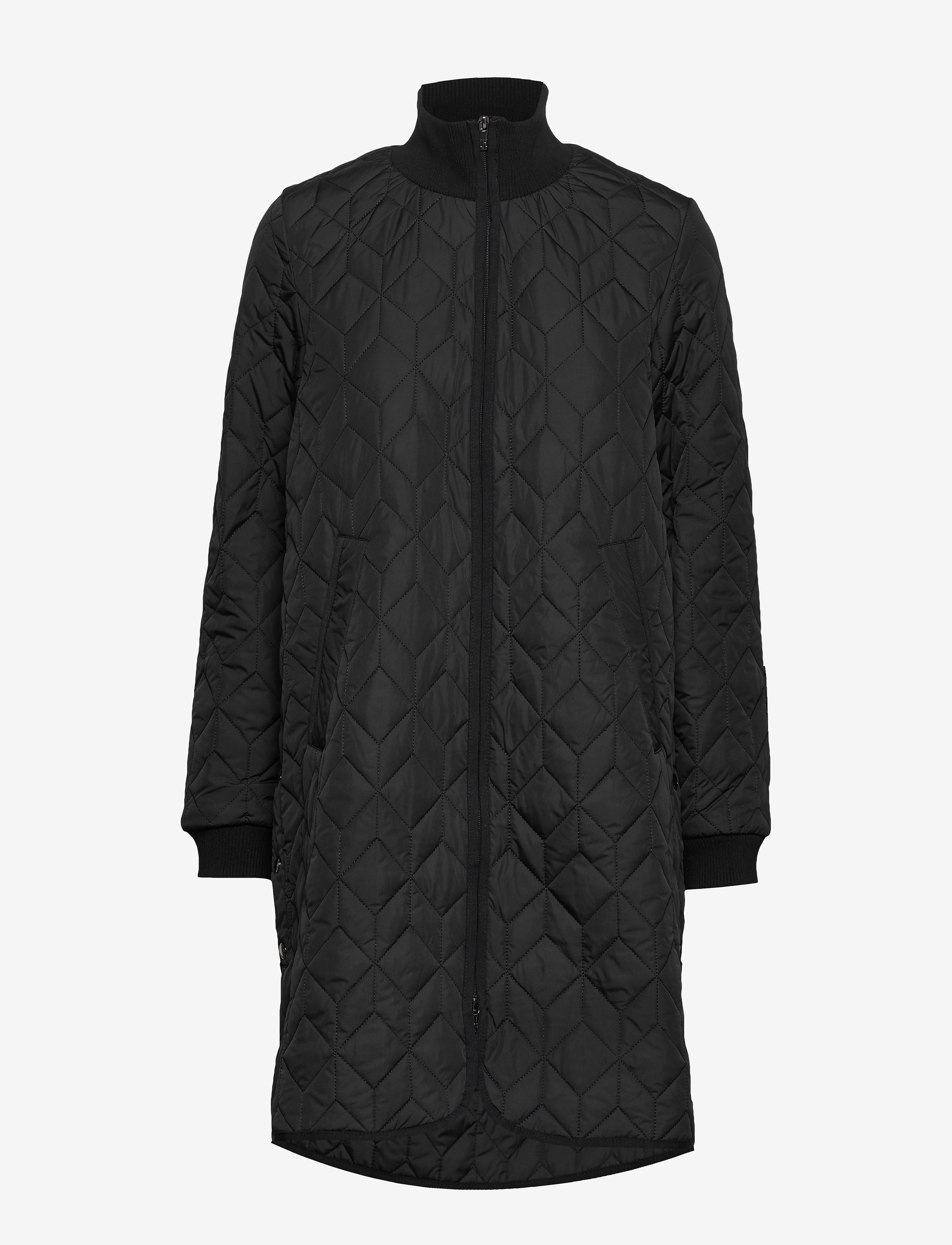 Ilse Jacobsen - Padded Quilt Coat - sulejoped ja voodriga joped - black - 2