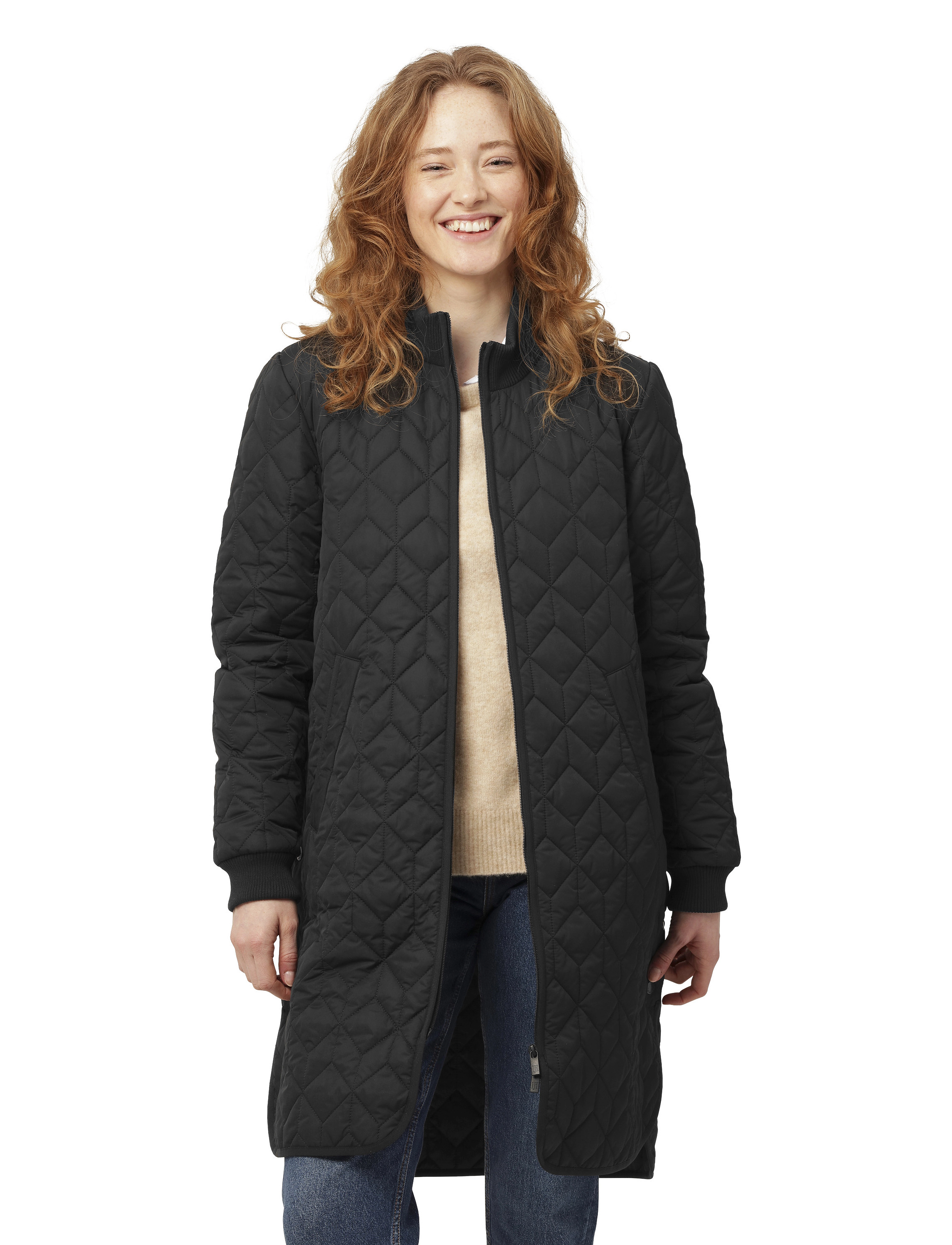 Ilse Jacobsen Padded Quilt Coat, 36, Jackets, Schwarz - Quilted Frauen