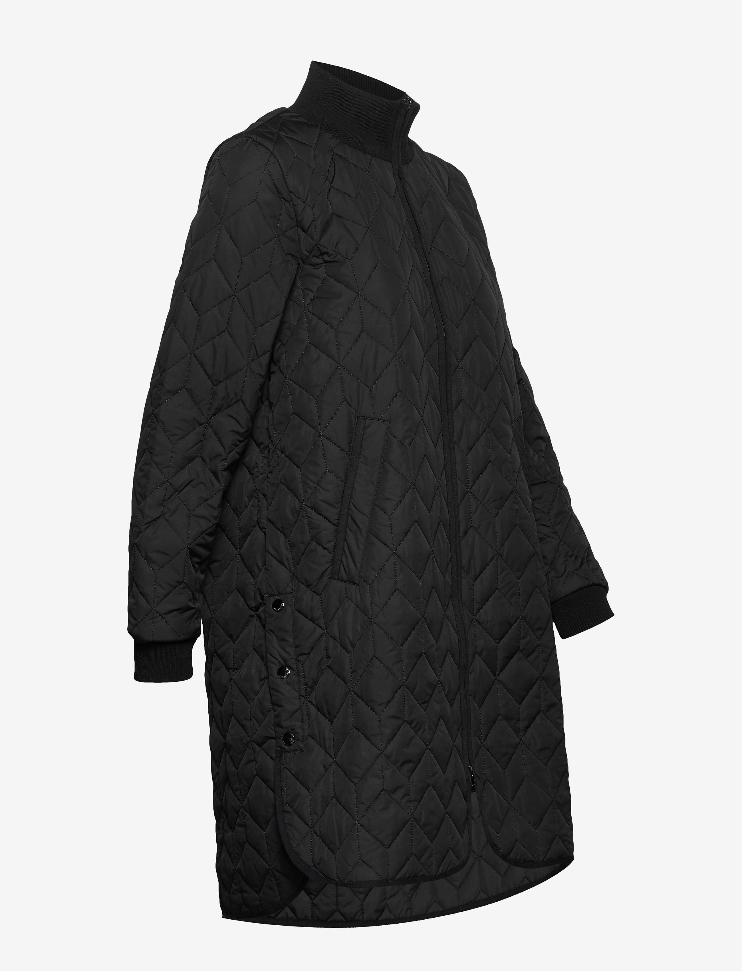 Ilse Jacobsen - Padded Quilt Coat - sulejoped ja voodriga joped - black - 5
