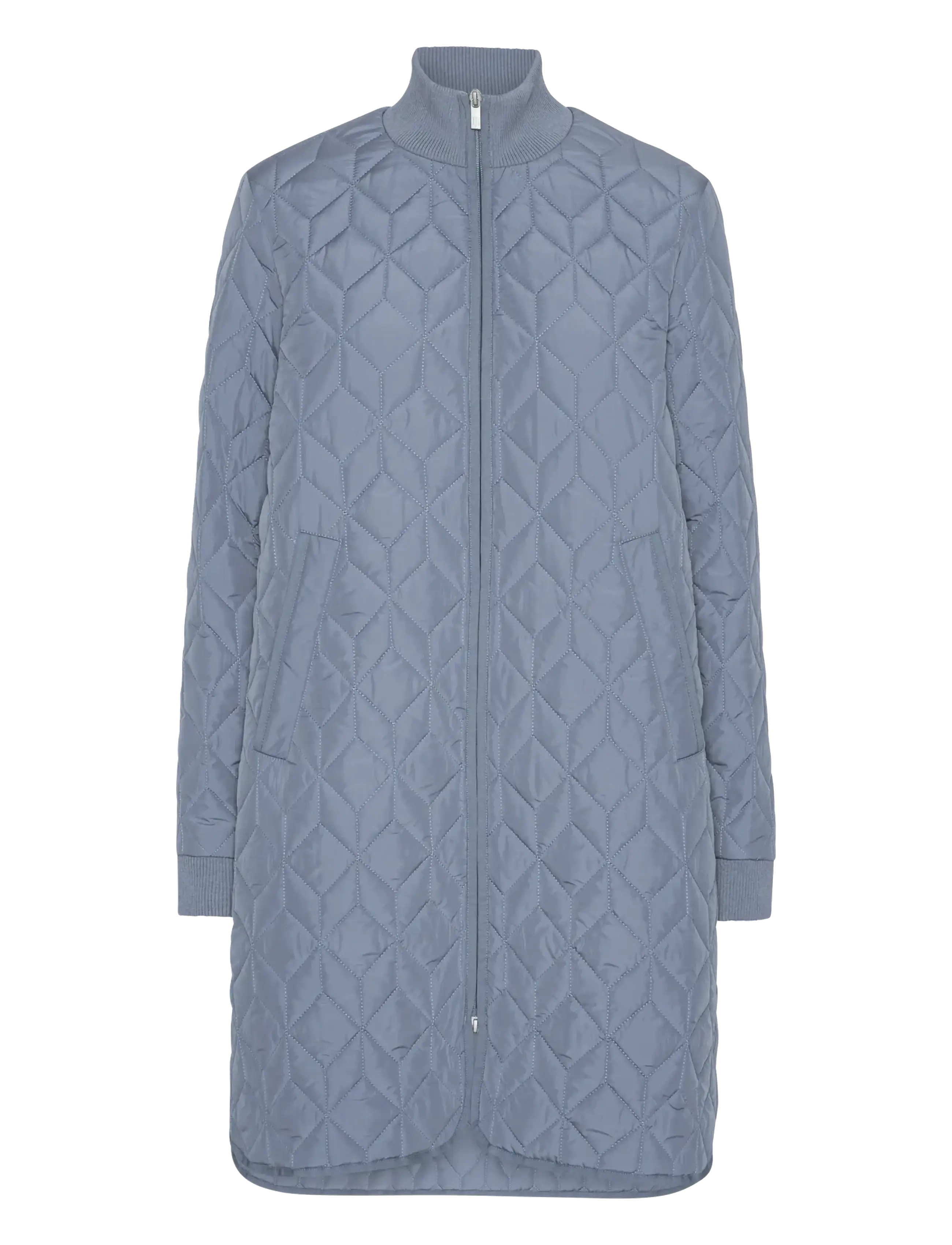 Ilse Jacobsen Padded Quilt Coat - Kläder - GREY BLUE / blue