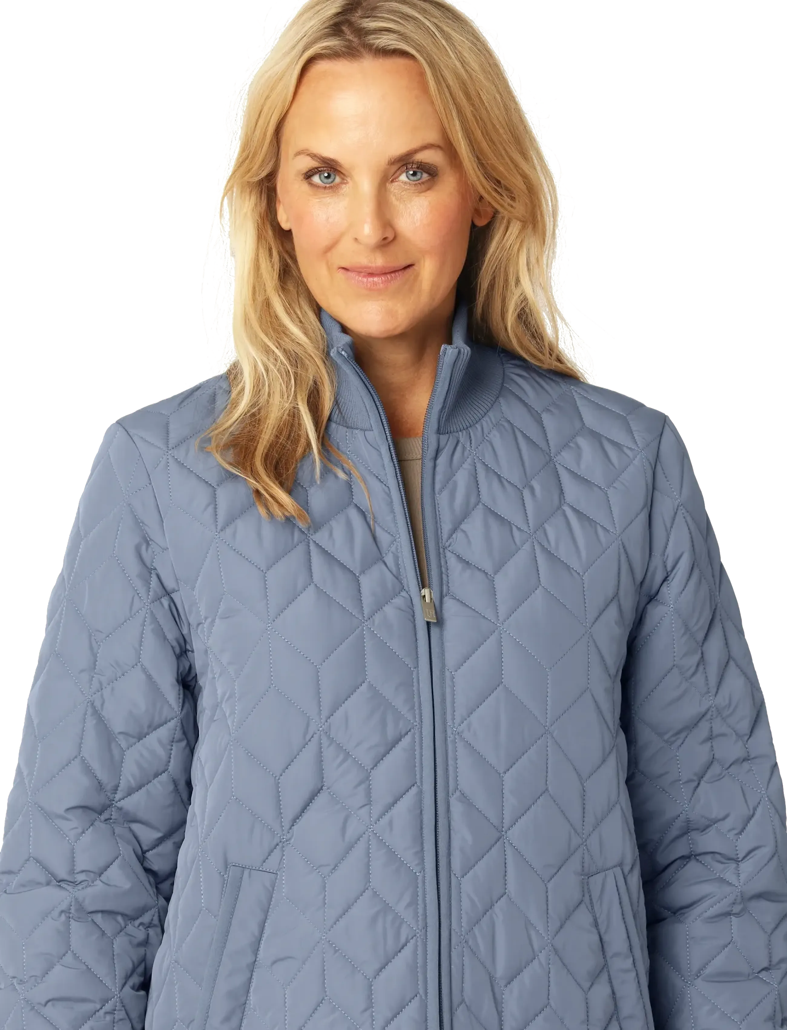 Ilse Jacobsen - Padded Quilt Coat - kurtki wiosenne - grey blue - 4