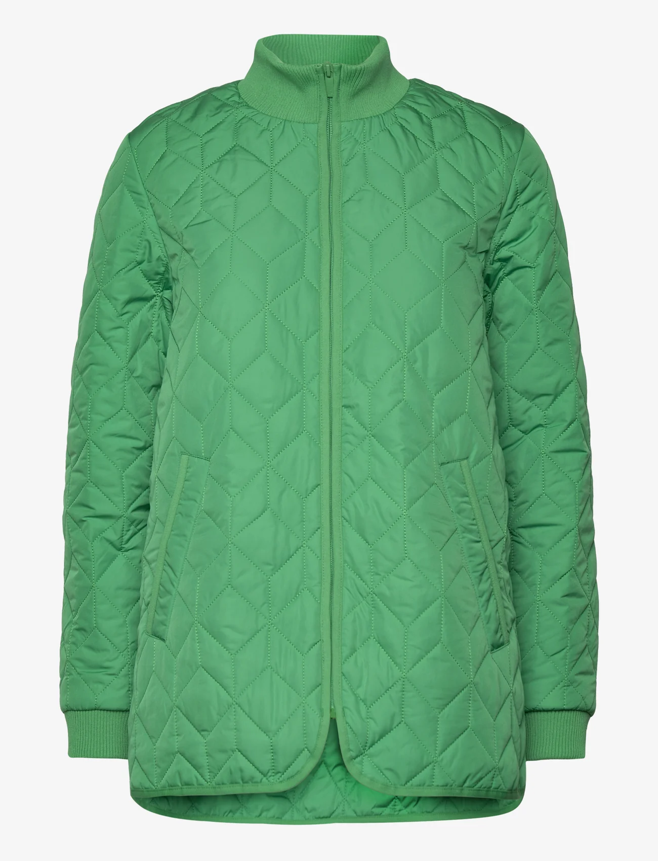 Ilse Jacobsen - Quilt Jacket - spring jackets - 439 sea plant - 0