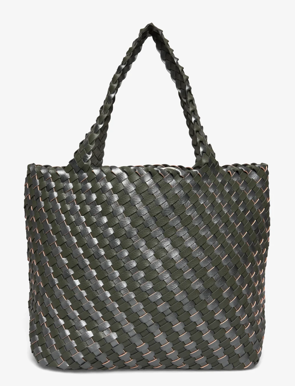 Ilse Jacobsen - BAG06C - shoppingväskor - army gun metal - 1