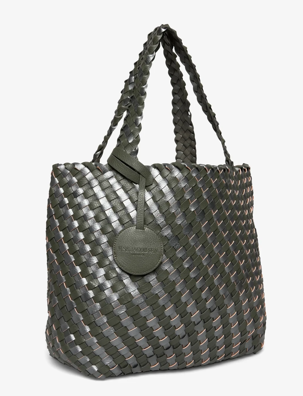 Ilse Jacobsen - BAG06C - shoppingväskor - army gun metal - 2