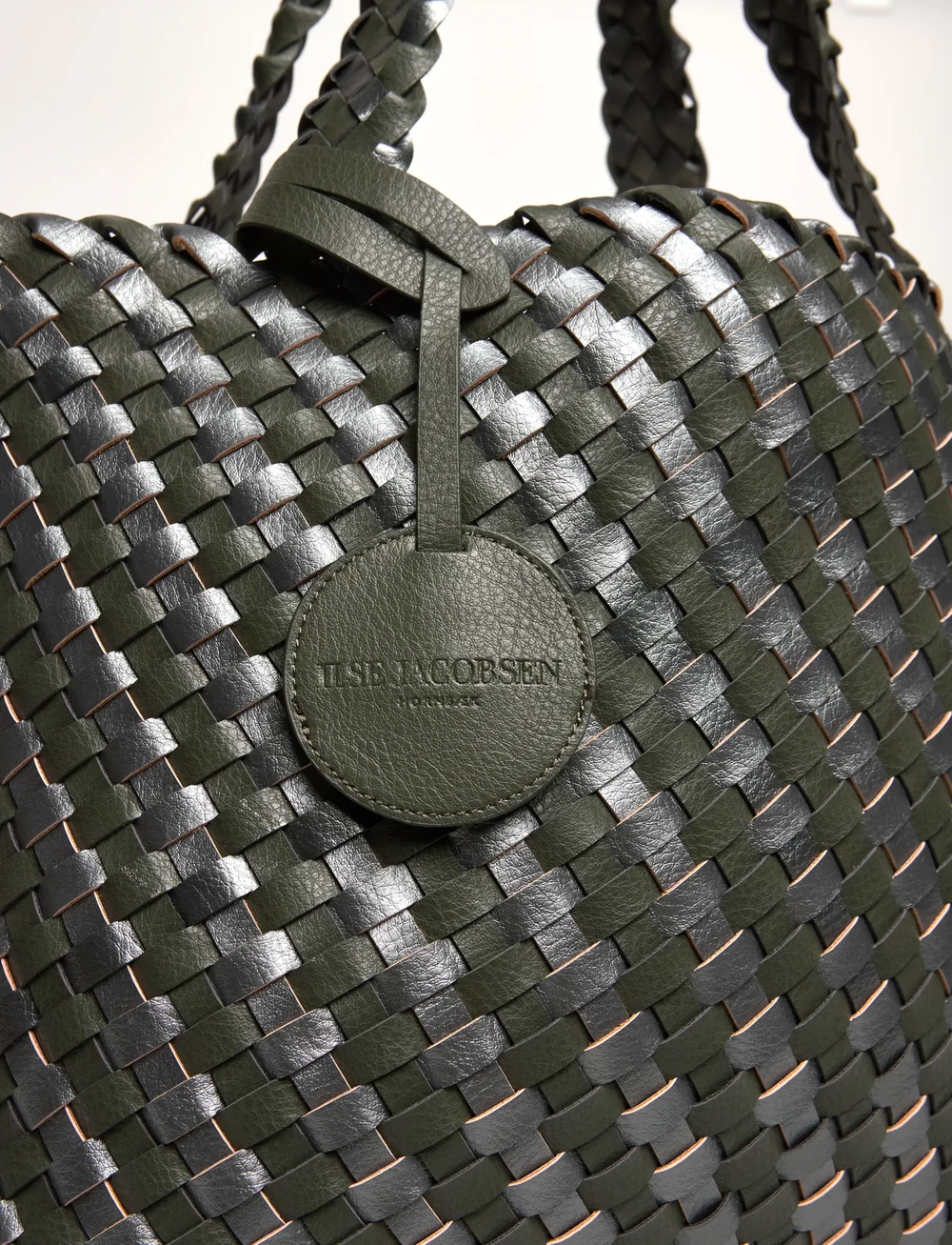 Ilse Jacobsen - BAG06C - shoppingväskor - army gun metal - 3