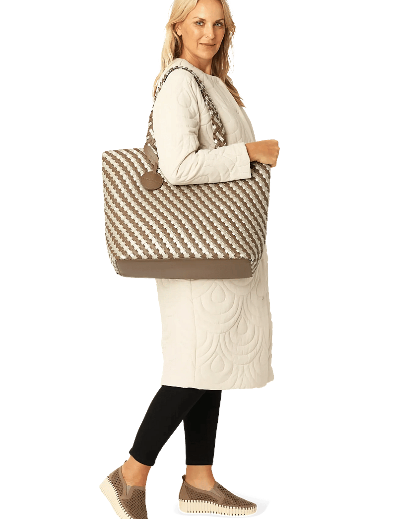 Ilse Jacobsen - BAG06CMAXI - shoppers - goldy sand dollar metallic - 0