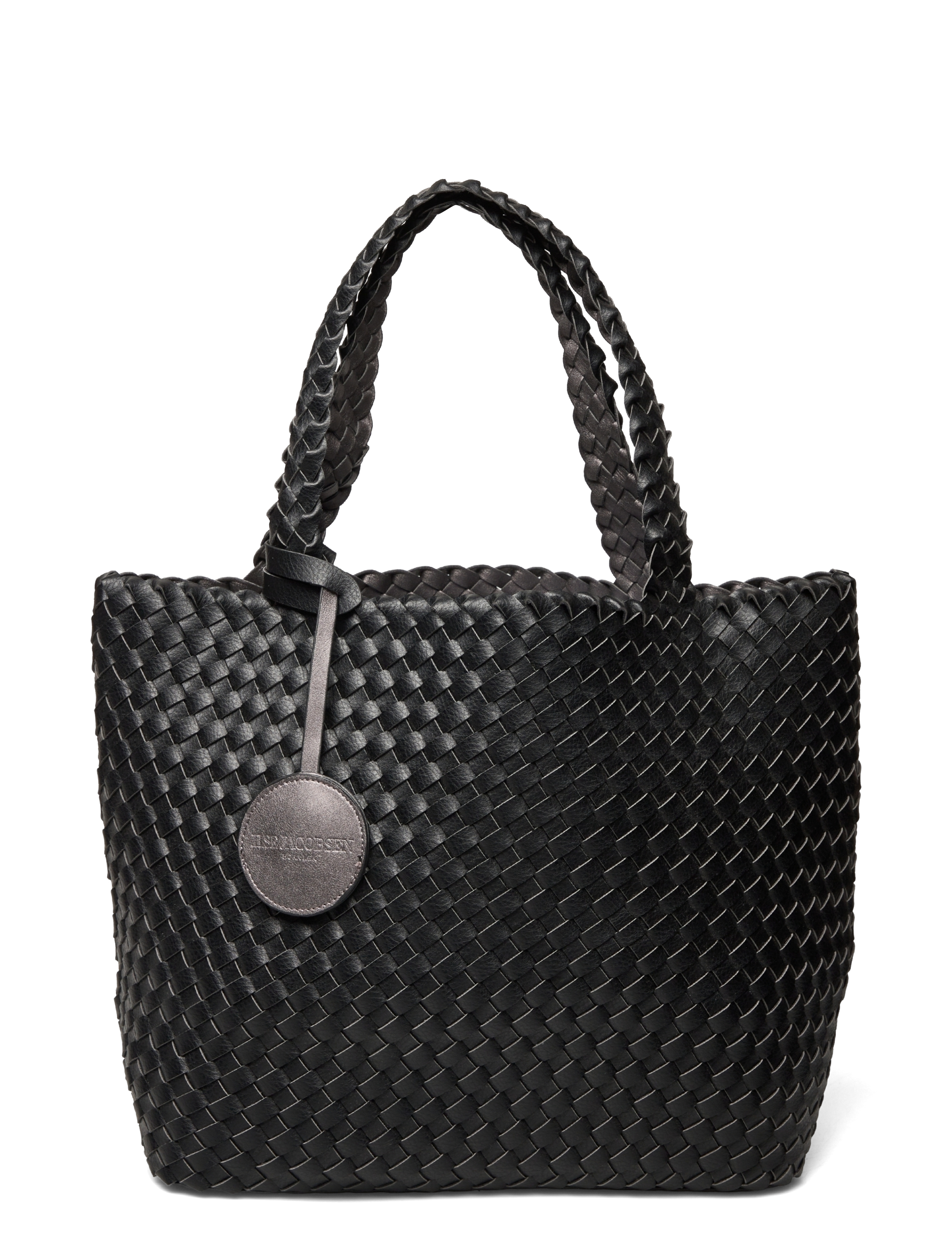 Ilse Jacobsen BAG08 - Väskor - BLACK GUN METAL / black