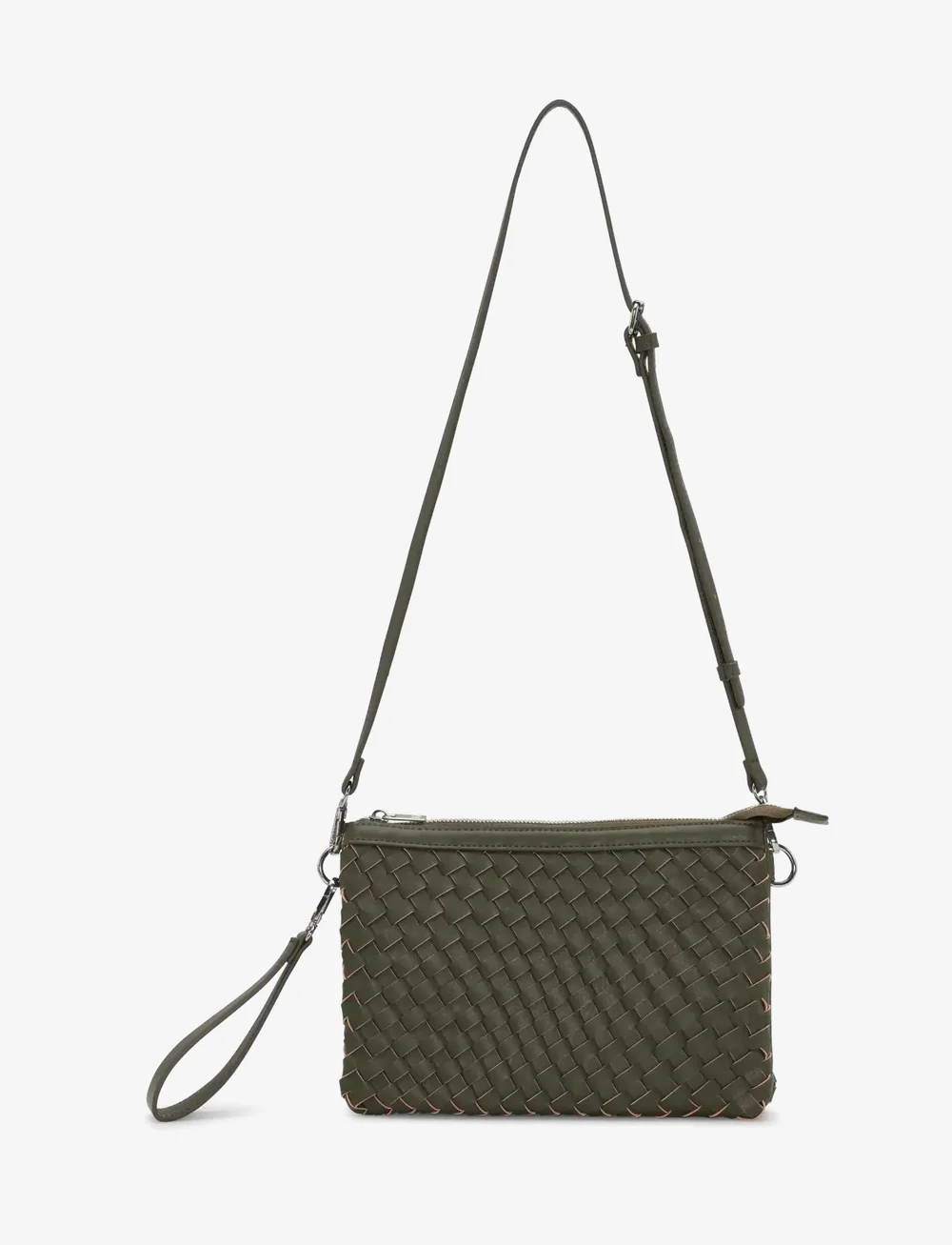 Ilse Jacobsen - BRAIDED - crossbody bags - army - 1