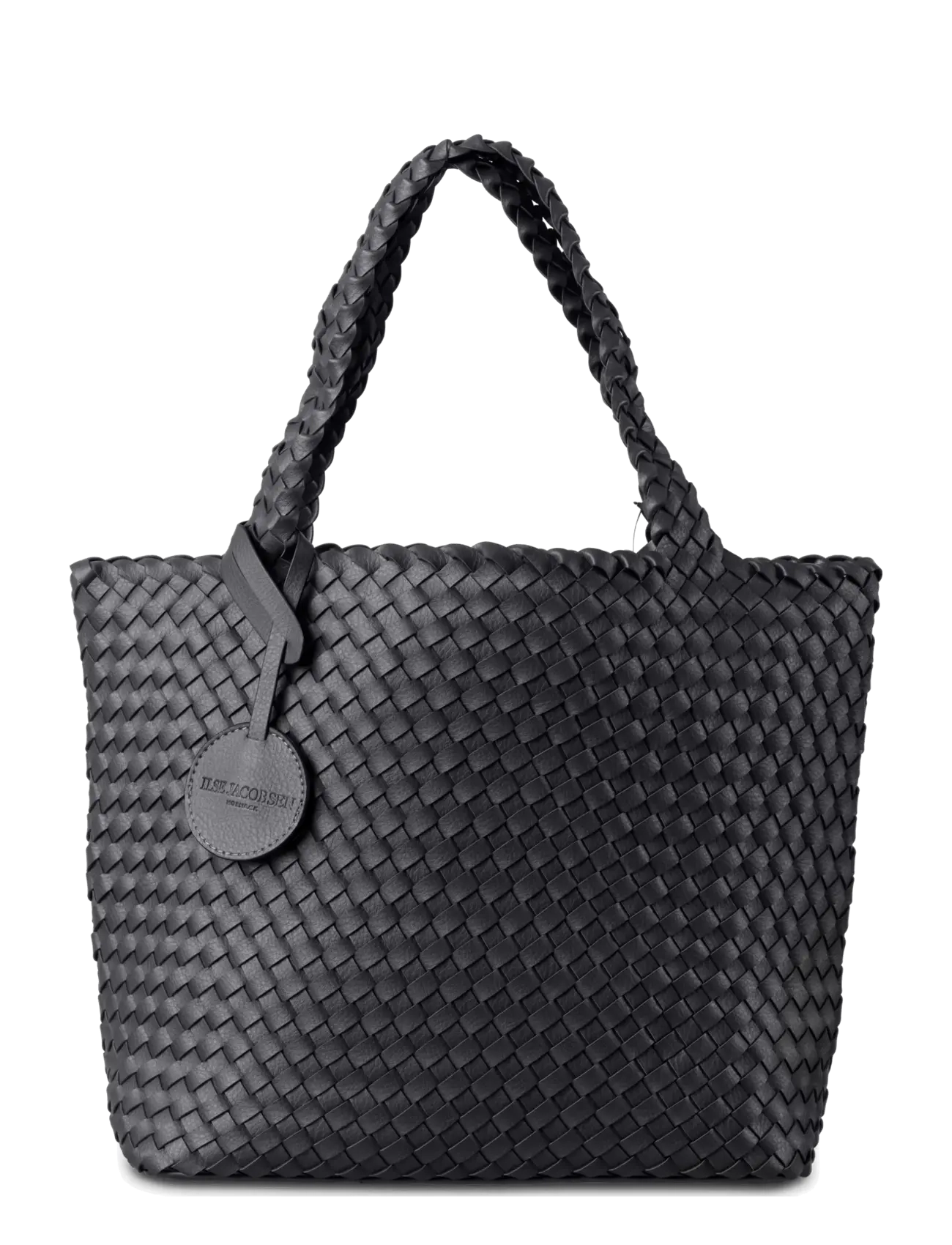 Ilse Jacobsen BAG08MAXI - Tasker - BLACK GUN METAL / black