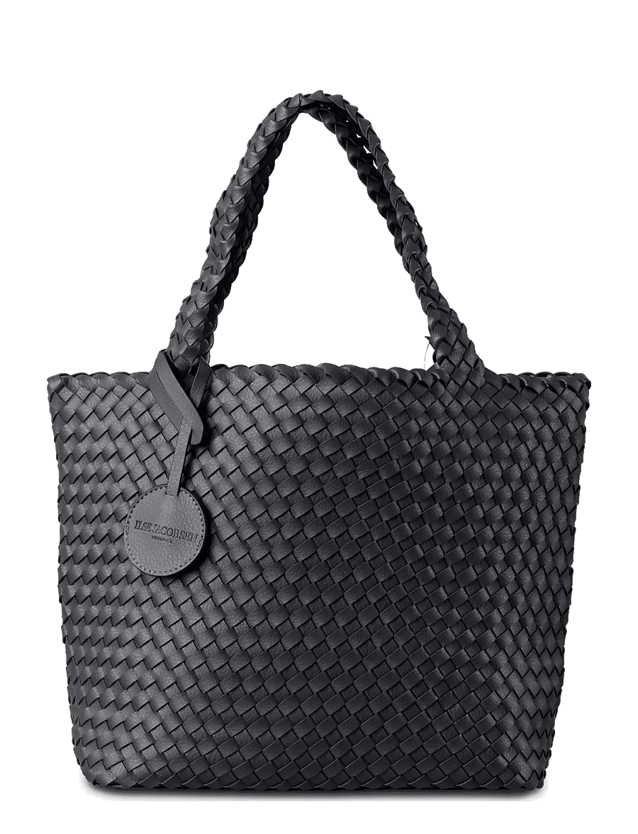 Ilse Jacobsen - BAG08MAXI - shoppere - black gun metal - 0
