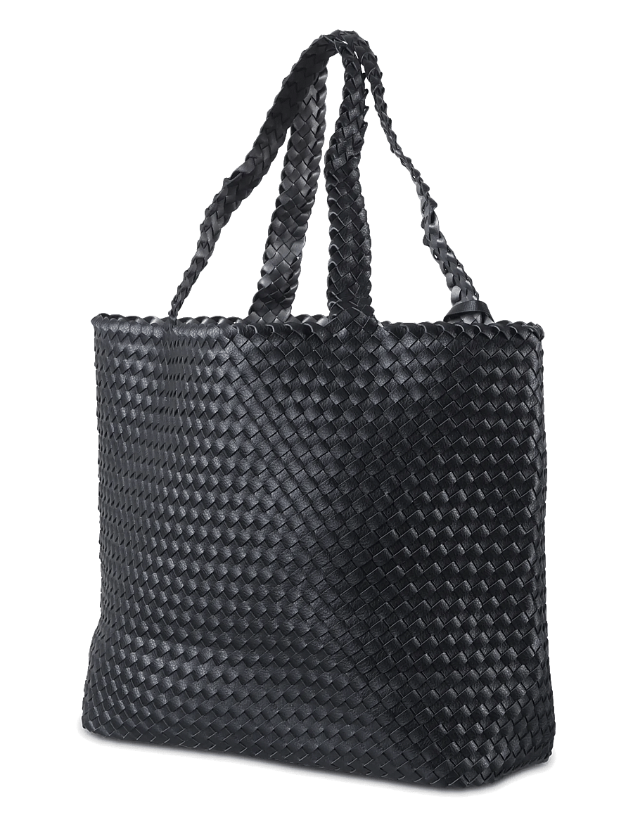 Ilse Jacobsen - BAG08MAXI - shoppere - black gun metal - 2