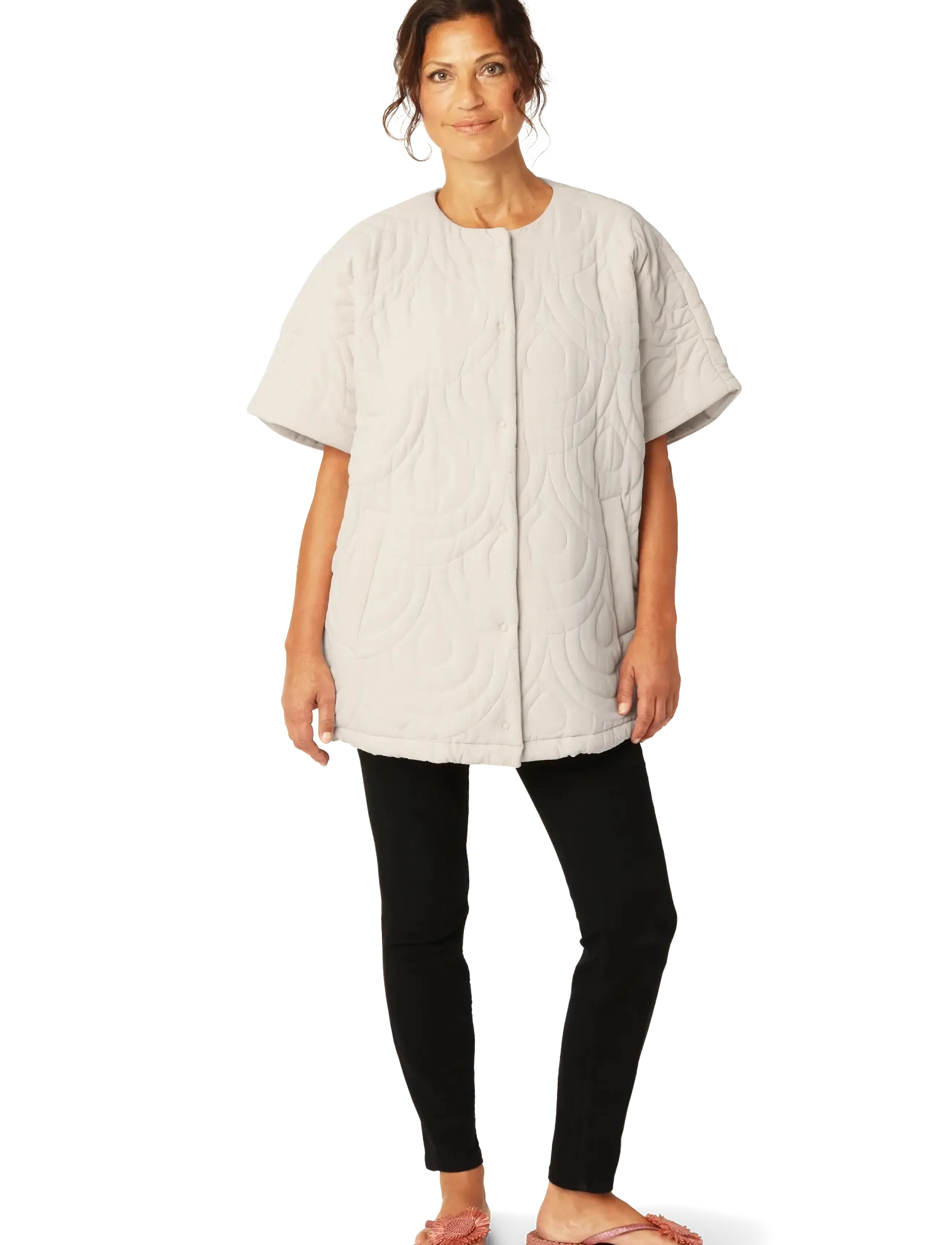 Ilse Jacobsen Blossom02, ml, Cream, Jakker > Vatteret Jakke, Dame