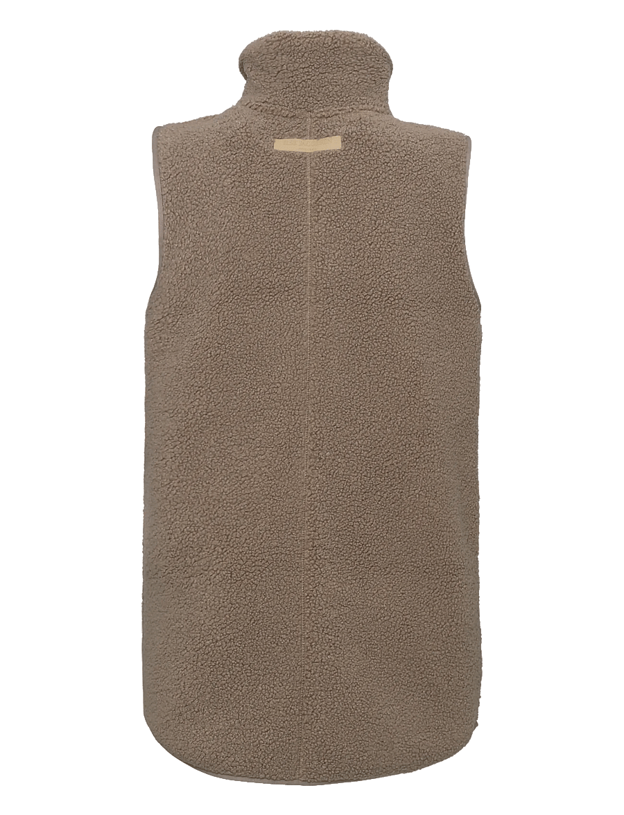 Ilse Jacobsen - BONDEDPILE02 - fleece & teddy vests - greige - 2