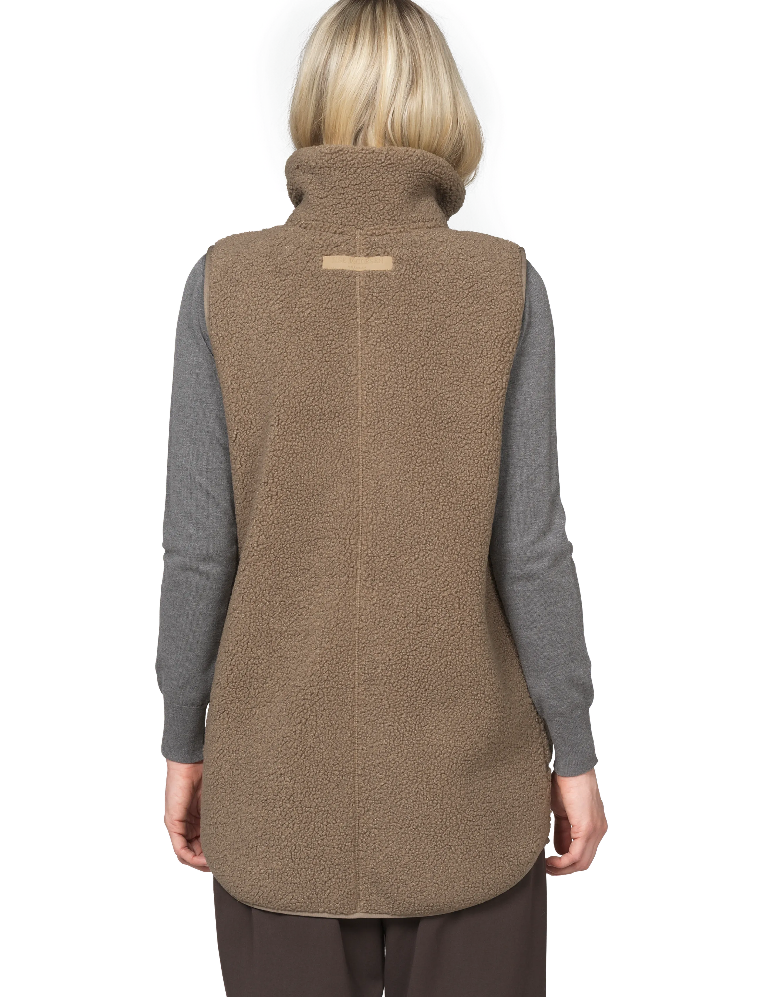 Ilse Jacobsen - BONDEDPILE02 - fleece & teddy vests - greige - 5