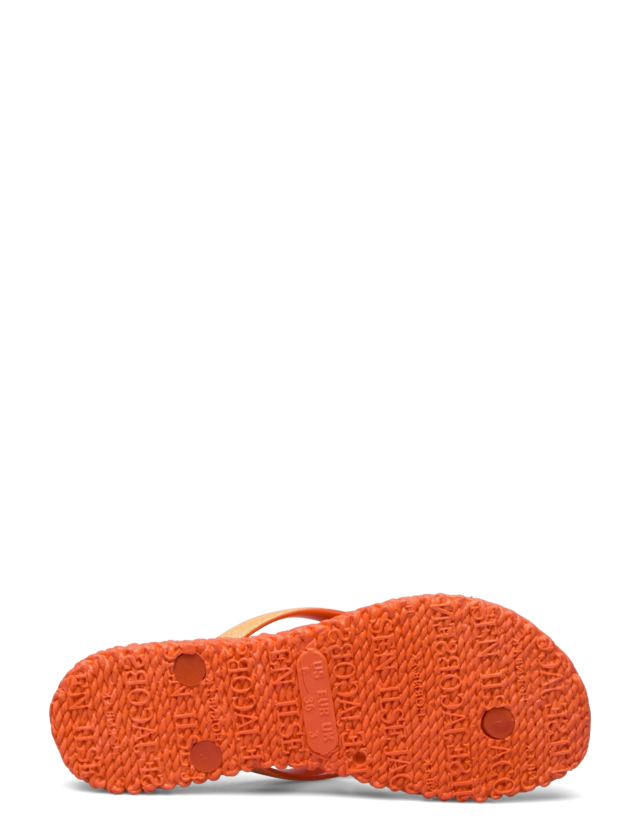 Ilse Jacobsen - FLIPFLOP WITH GLITTER - Šlepetės per pirštą - 349 hot orange - 4