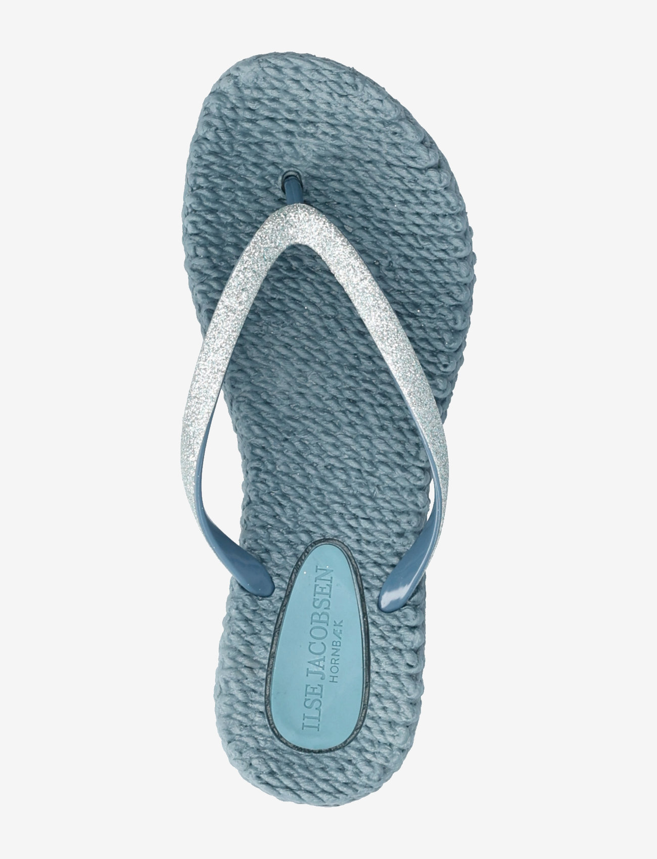 Ilse Jacobsen - Flip Flop With Glitter - basics - 677 lichen blue - 3